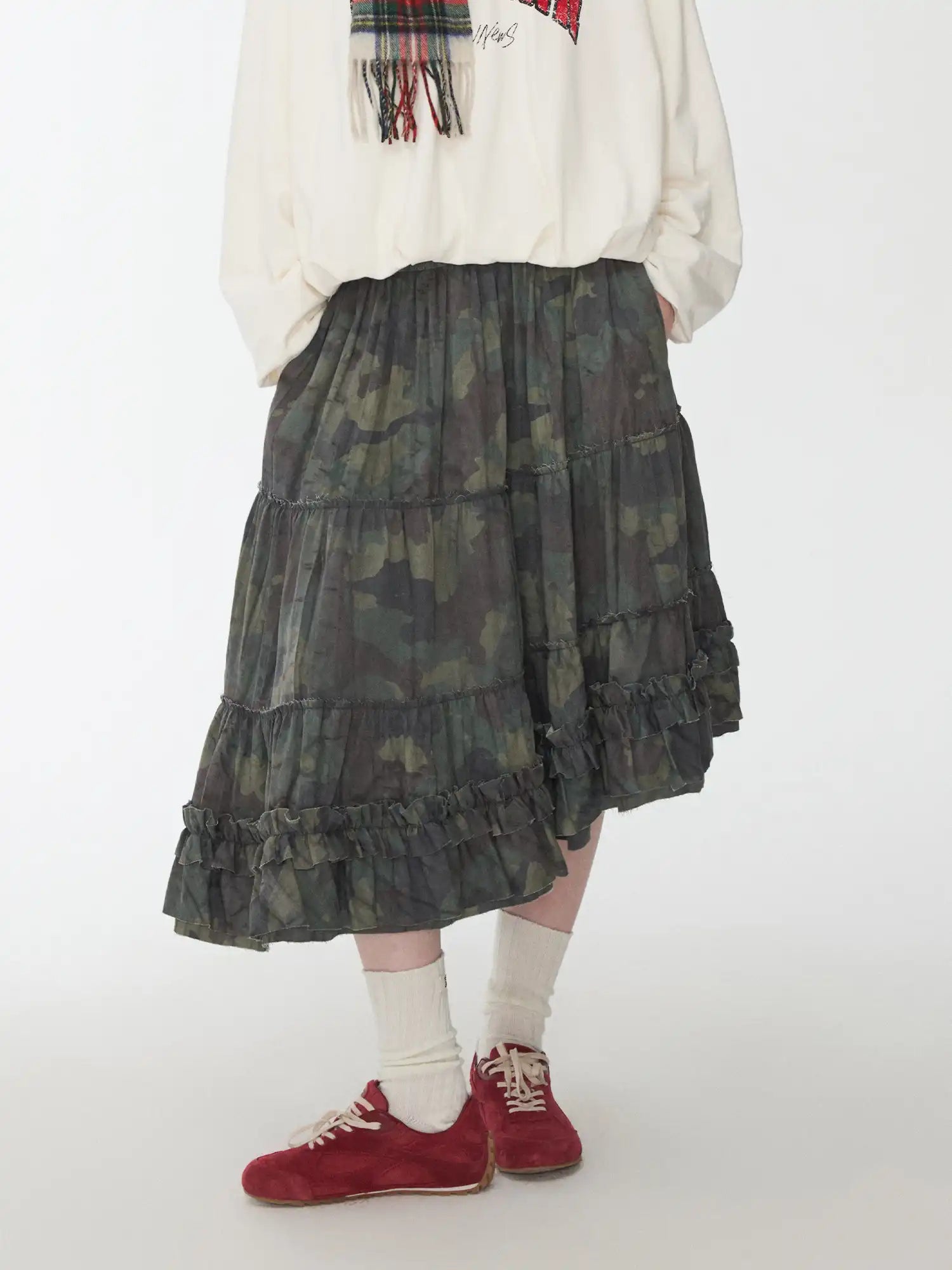 1Jinn Studio Camouflage Cake Skirt | Canton Collective