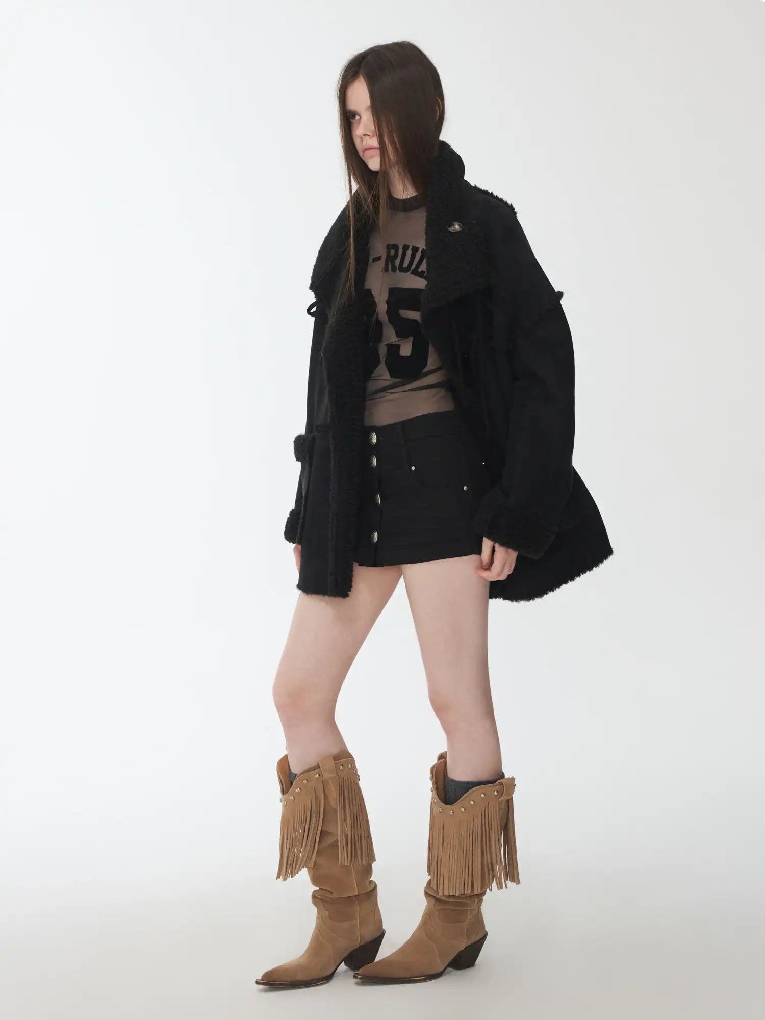 1Jinn Studio Camouflage Canvas Skort | Canton Collective