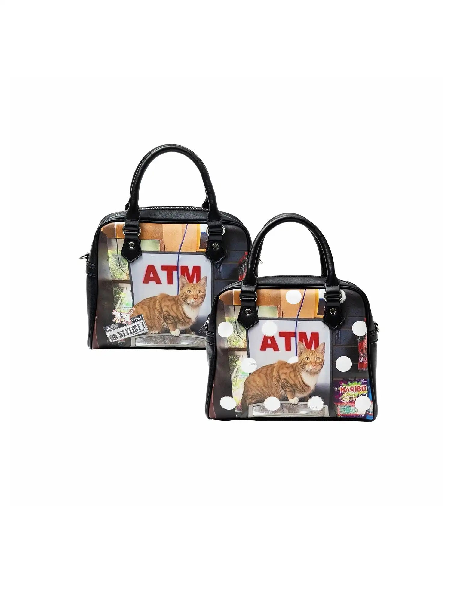 1Jinn Studio Cat Print Boston Bag | Canton Collective
