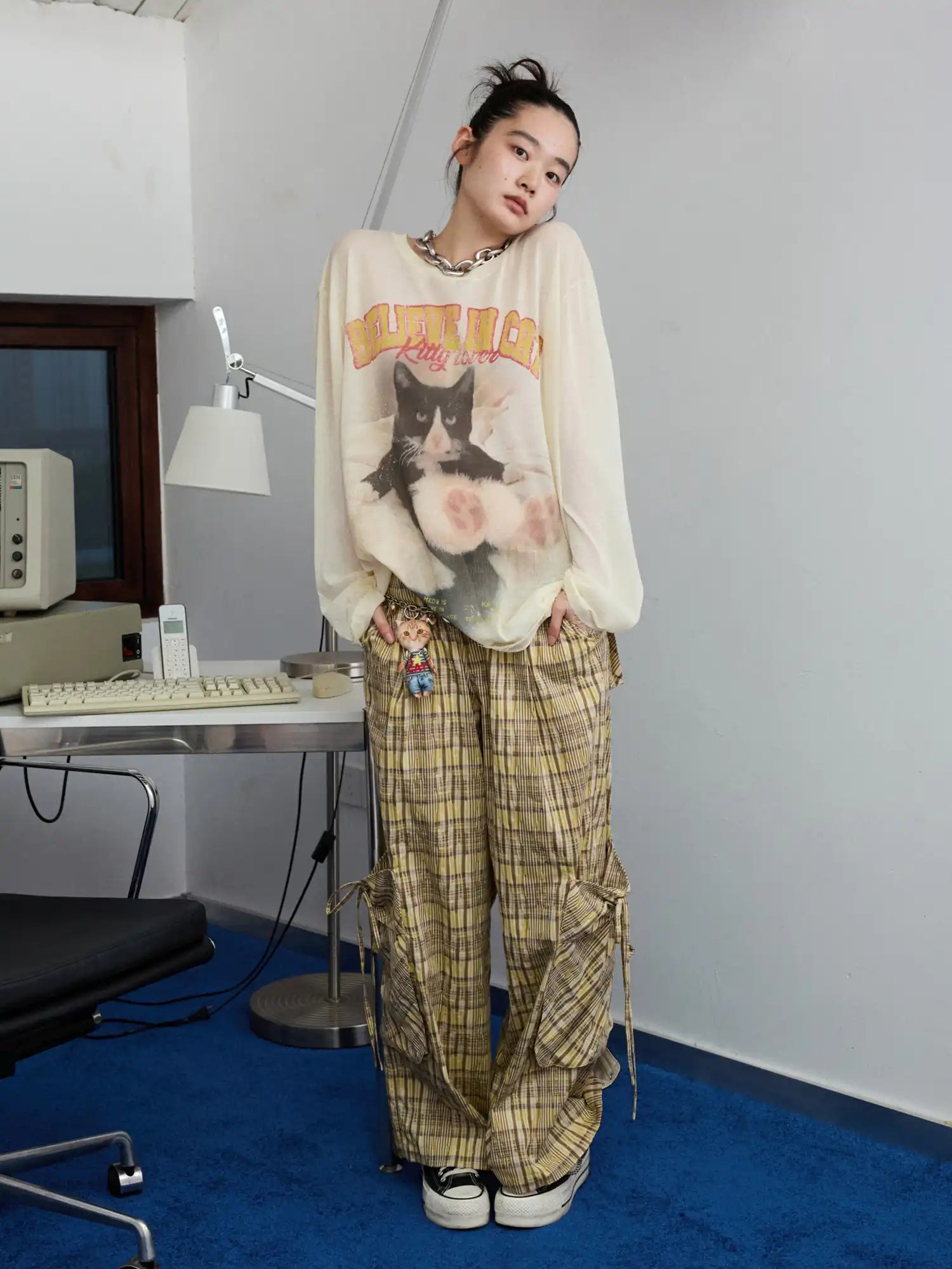 1Jinn Studio Cat Relaxed Sheer Knit Top | Canton Collective
