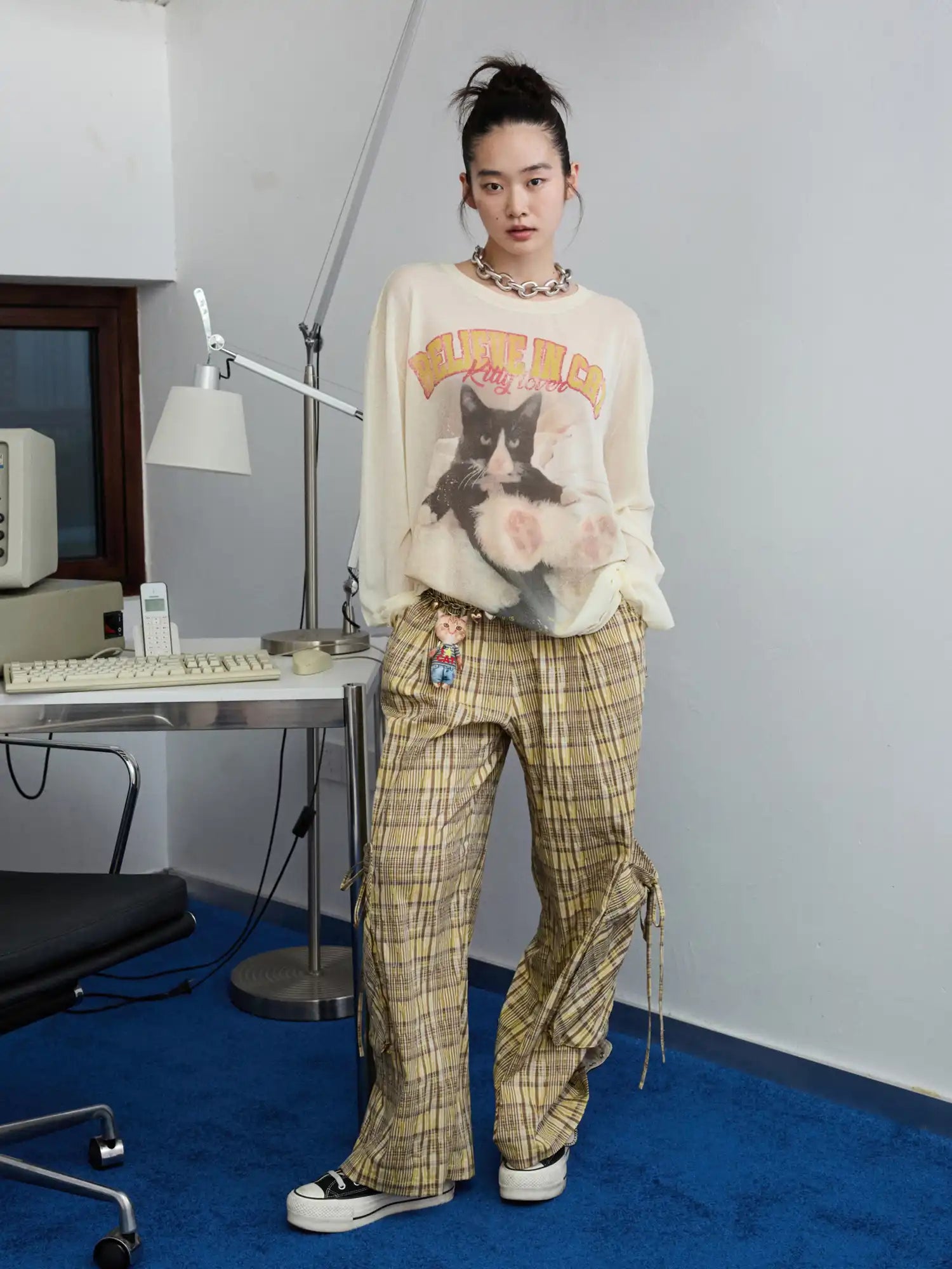 1Jinn Studio Cat Relaxed Sheer Knit Top | Canton Collective