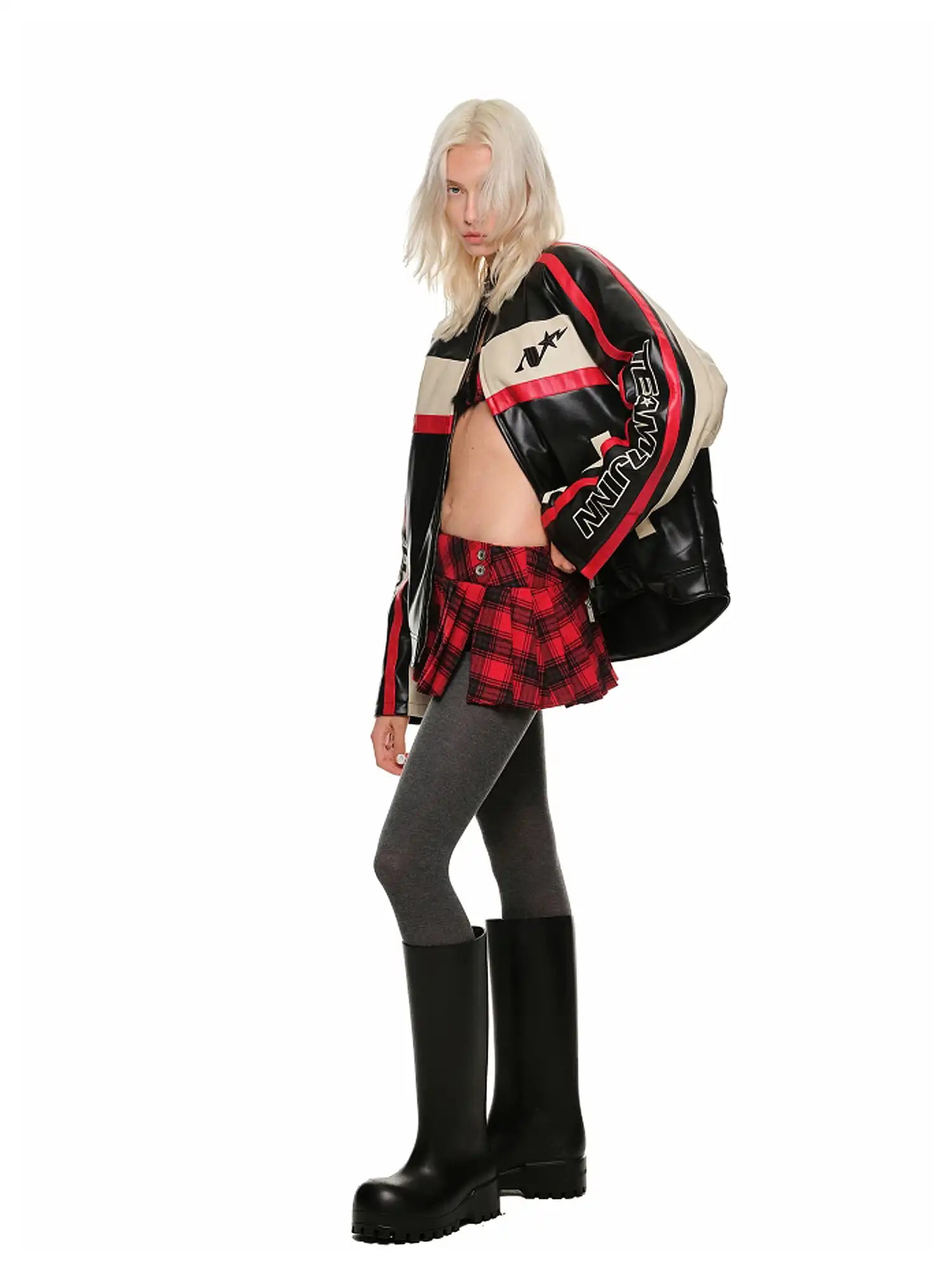 1Jinn Studio Chic Low-Waist Plaid Skirt | Canton Collective