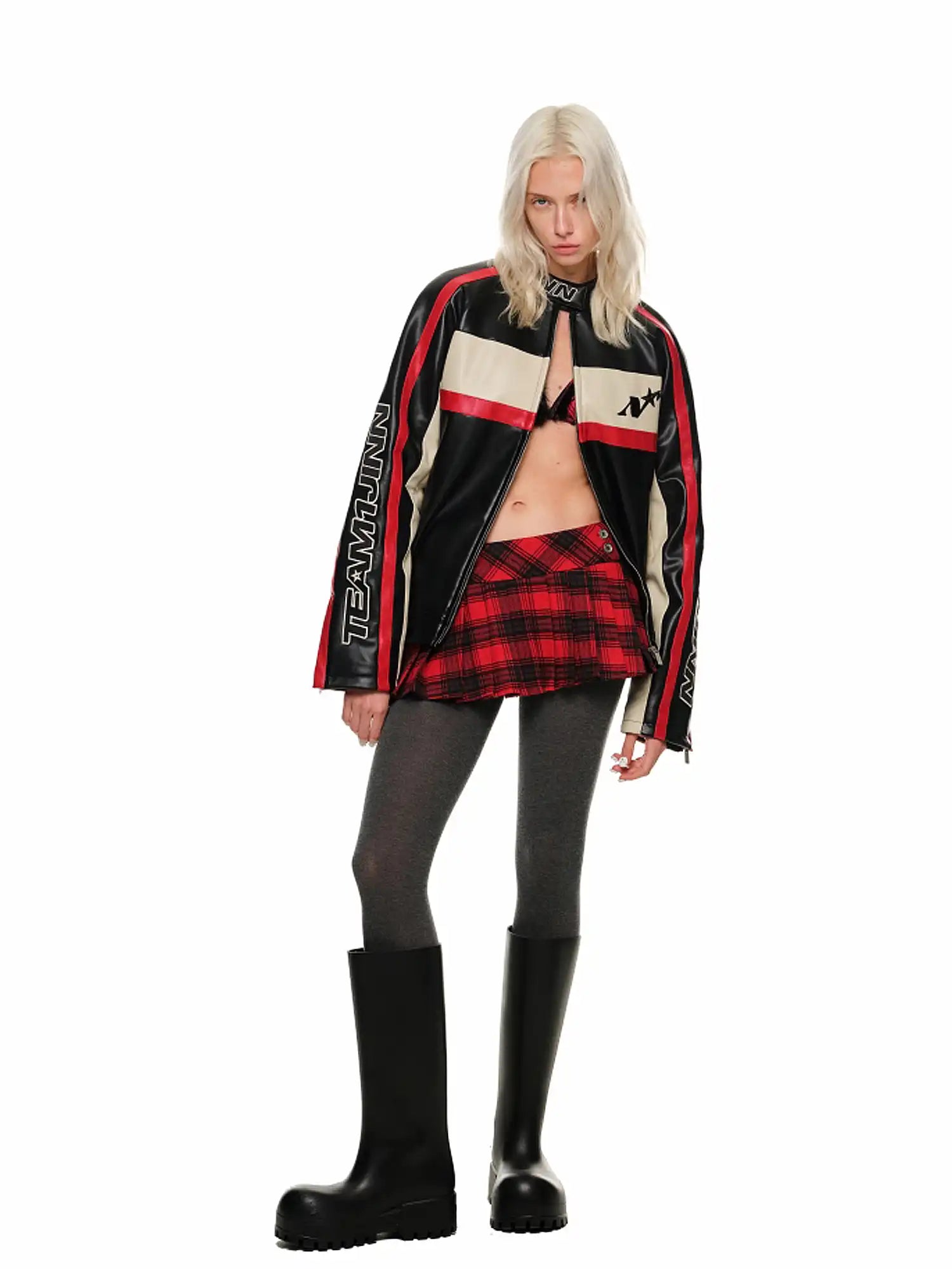 1Jinn Studio Chic Low-Waist Plaid Skirt | Canton Collective