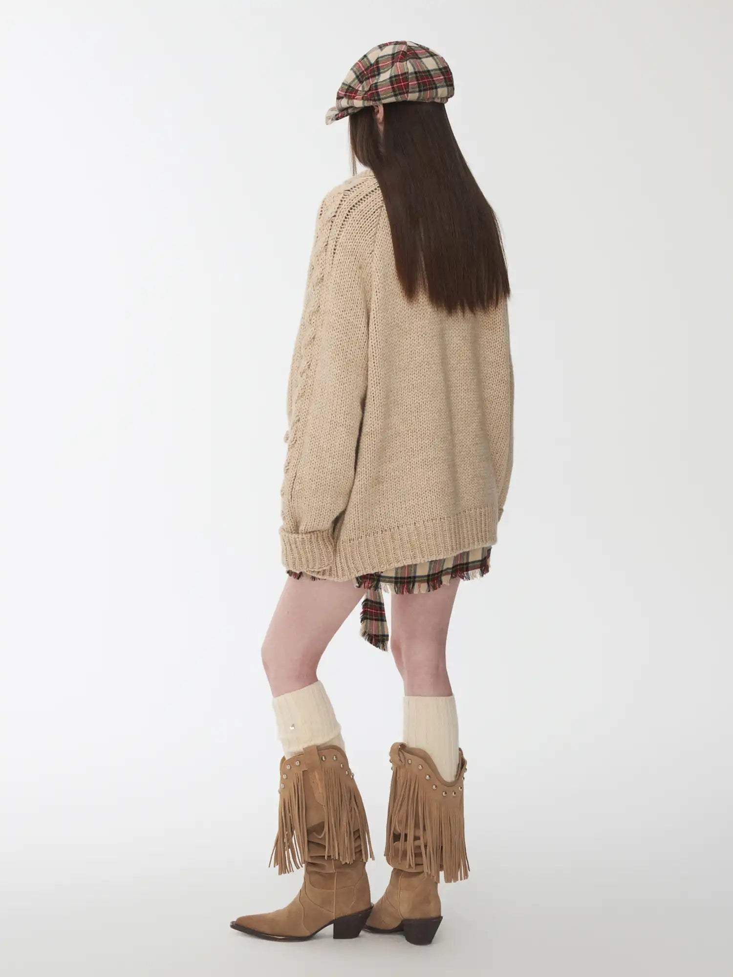1Jinn Studio Chunky Knit Pony Cardigan | Canton Collective