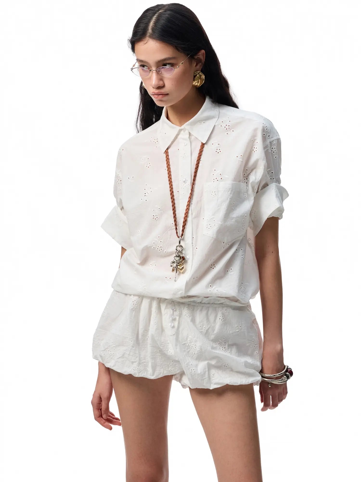 1Jinn Studio Coastline Eyelet Shirt | Canton Collective