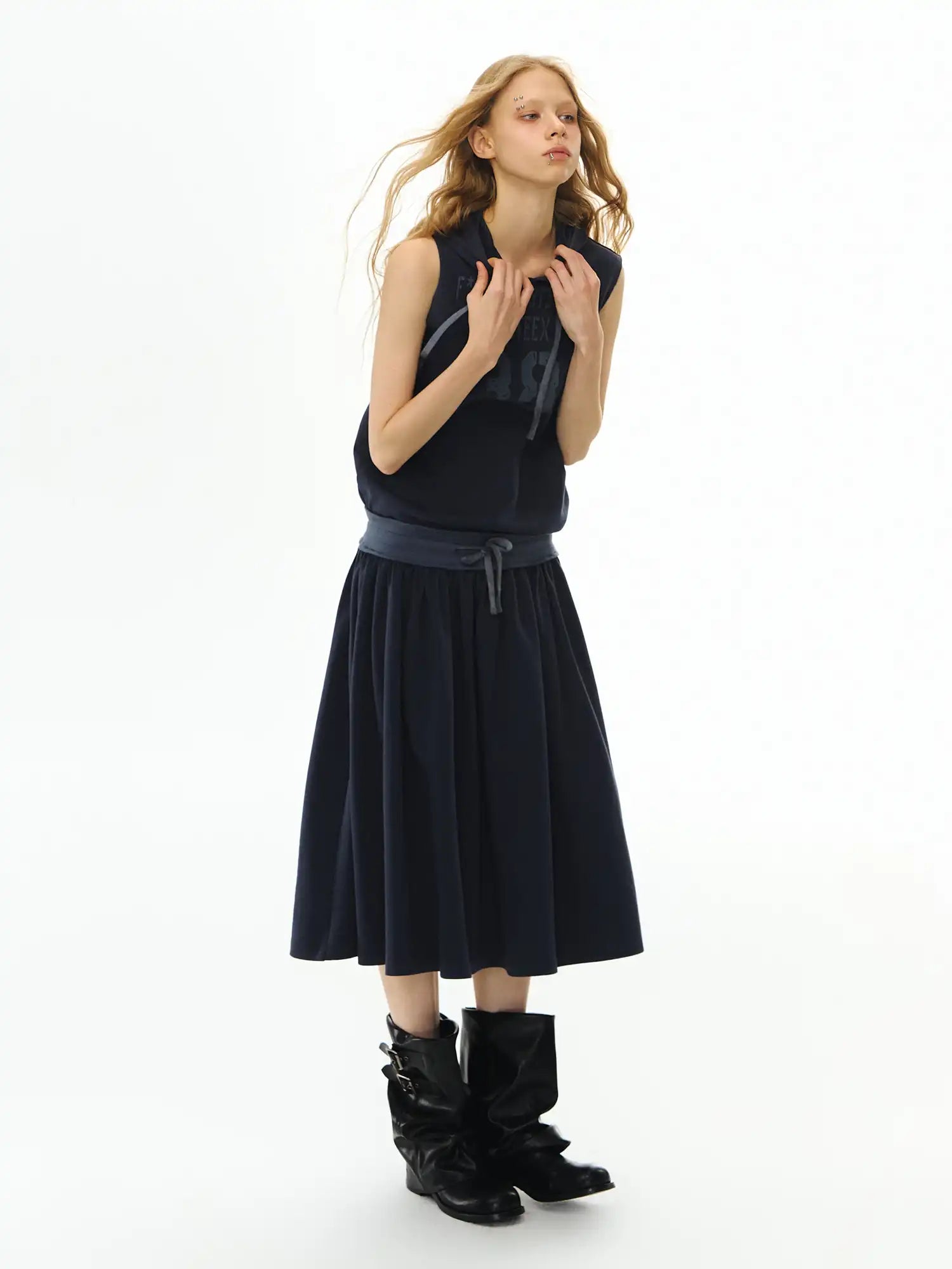 Deleteex College Style Hooded Dress | Canton Collective