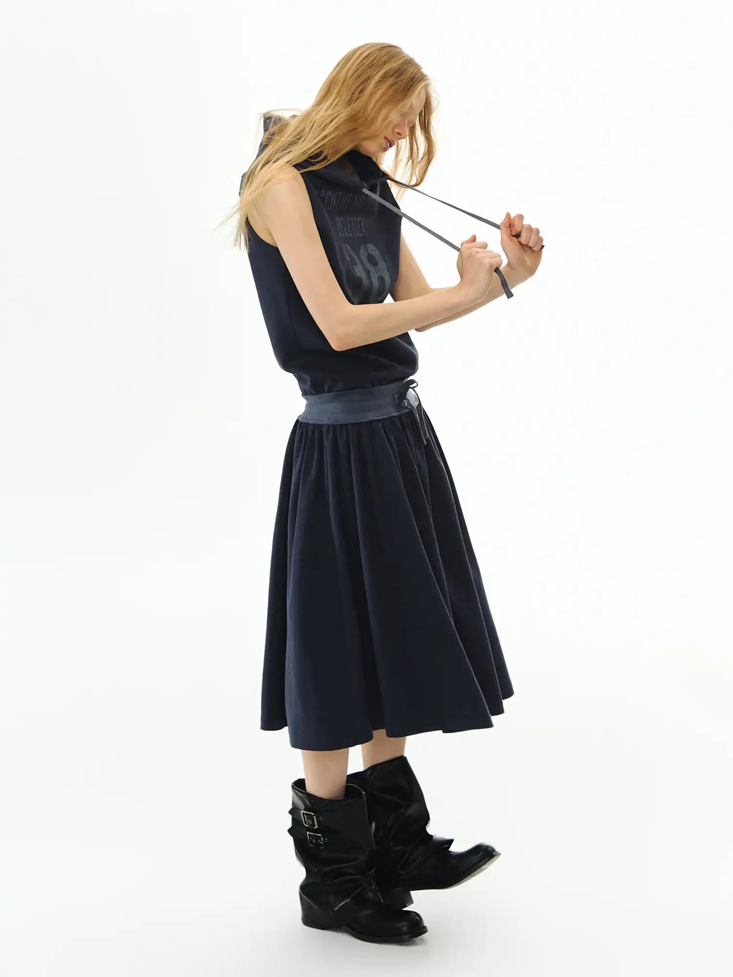 Deleteex College Style Hooded Dress | Canton Collective