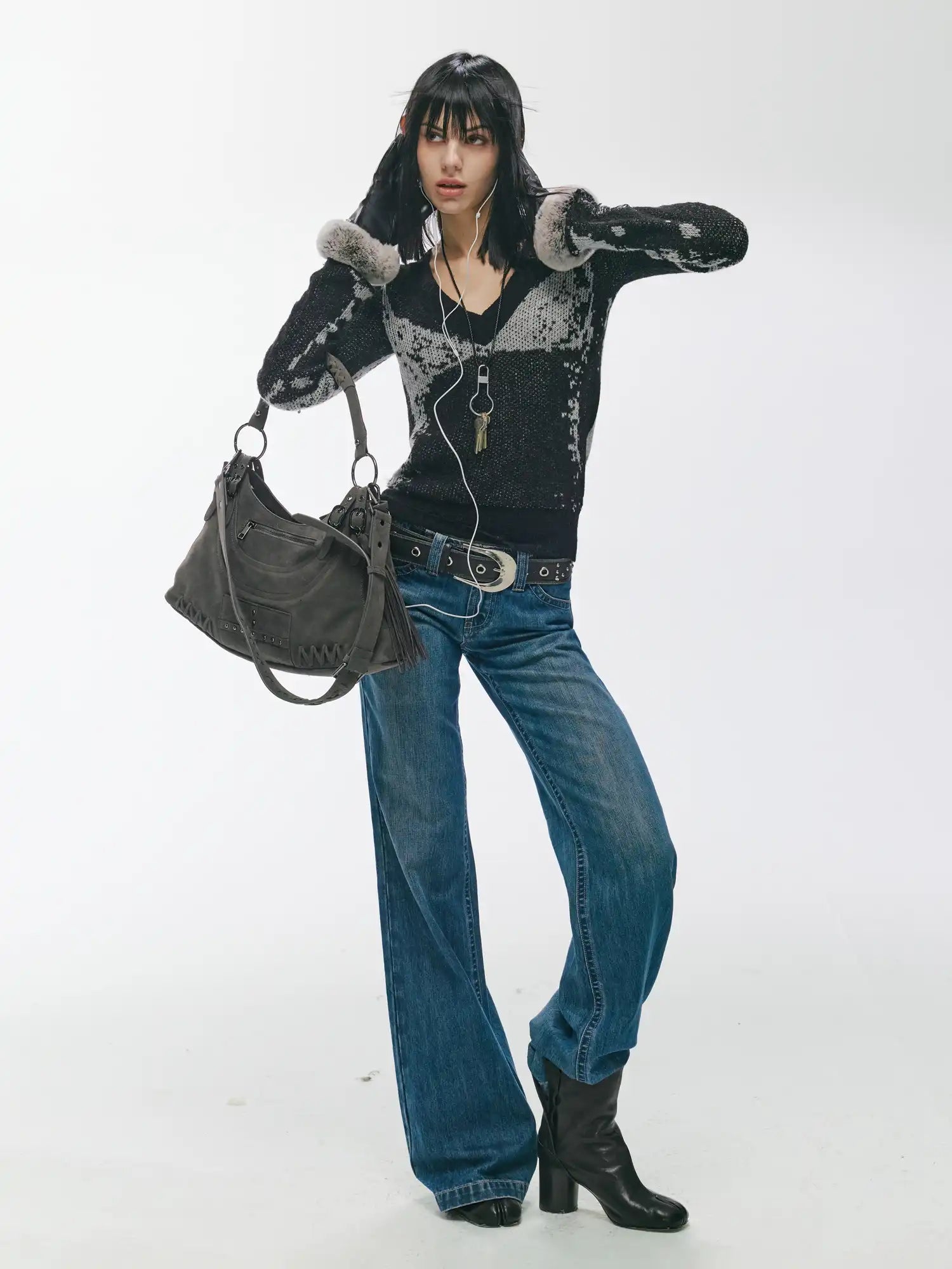 2th Desire Color-Blocked Jacquard Wool Sweater | Canton Collective