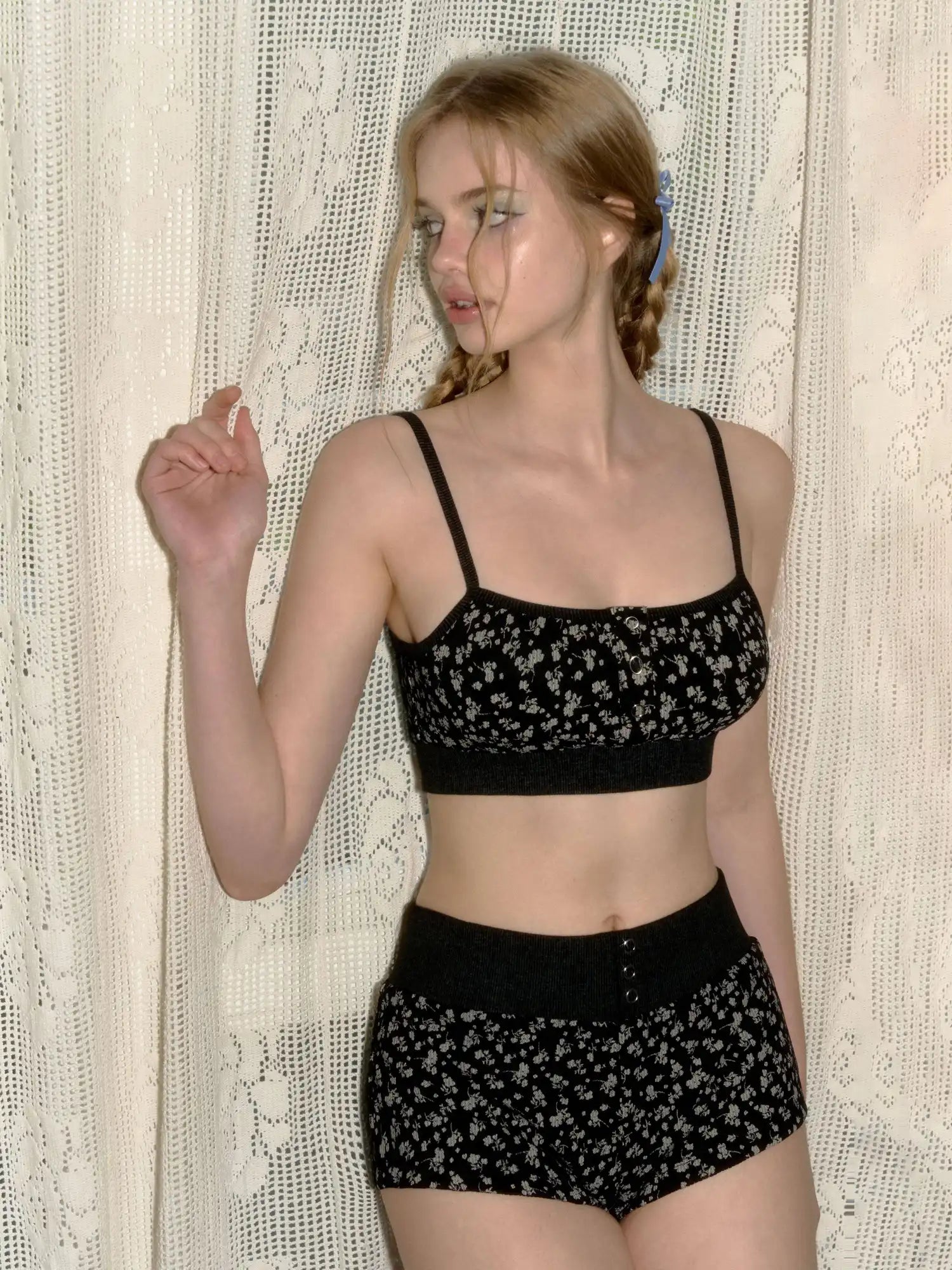 Deleteex Comfort Knit Bralette Micro Top | Canton Collective