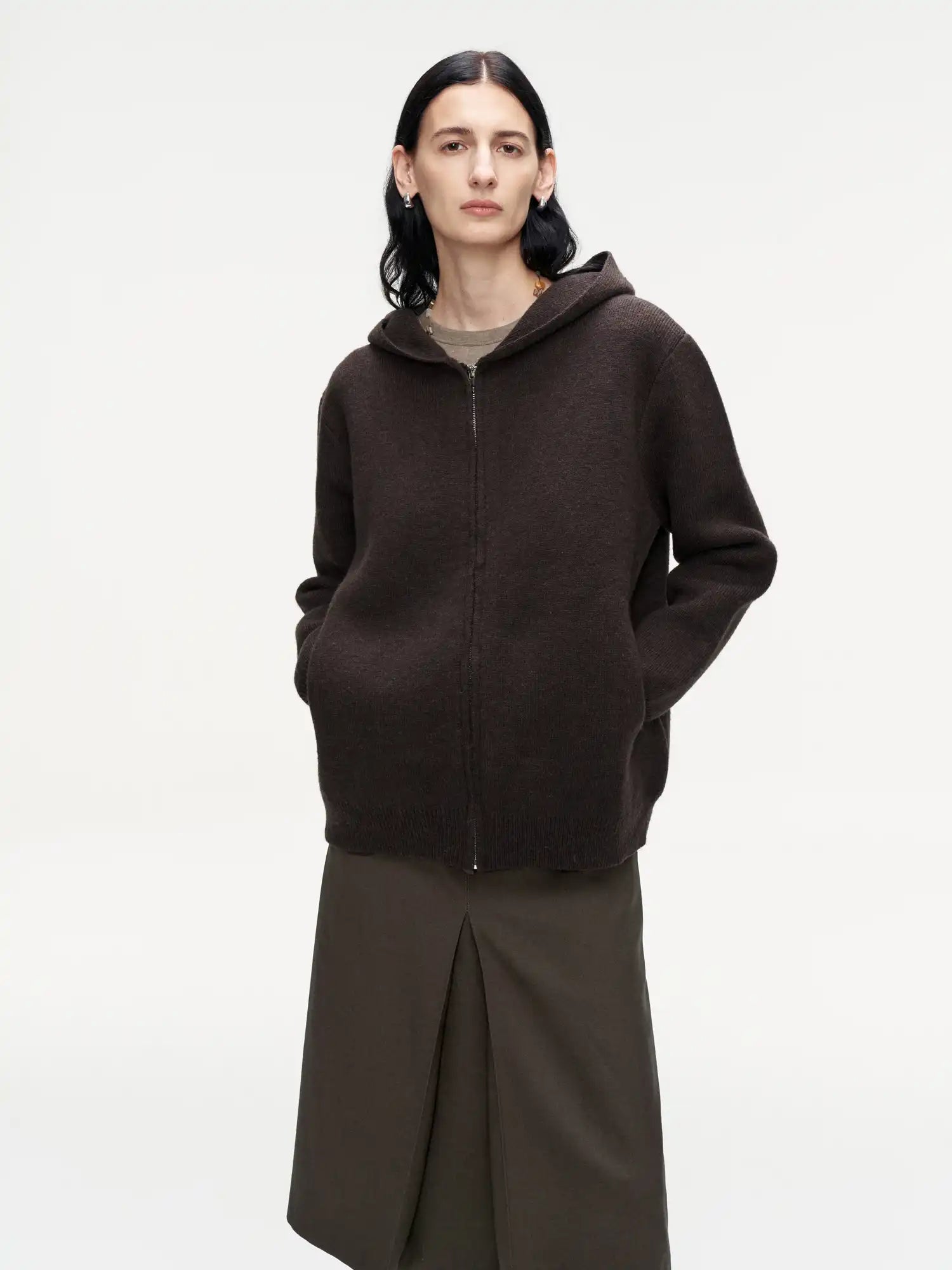 FIRST FLOOR Comfy Wool-Cotton Zip Hoodie | Canton Collective