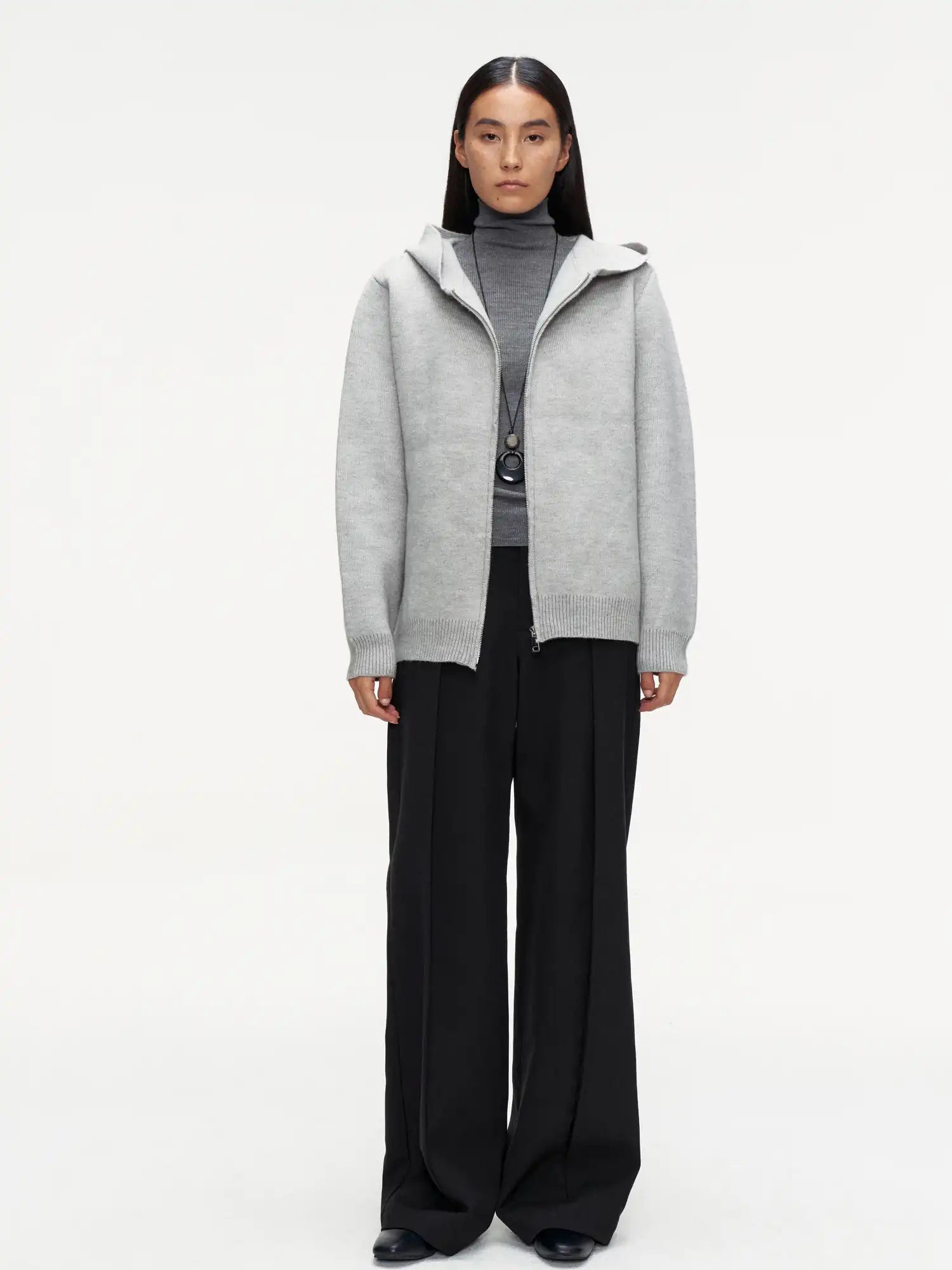 FIRST FLOOR Comfy Wool-Cotton Zip Hoodie | Canton Collective