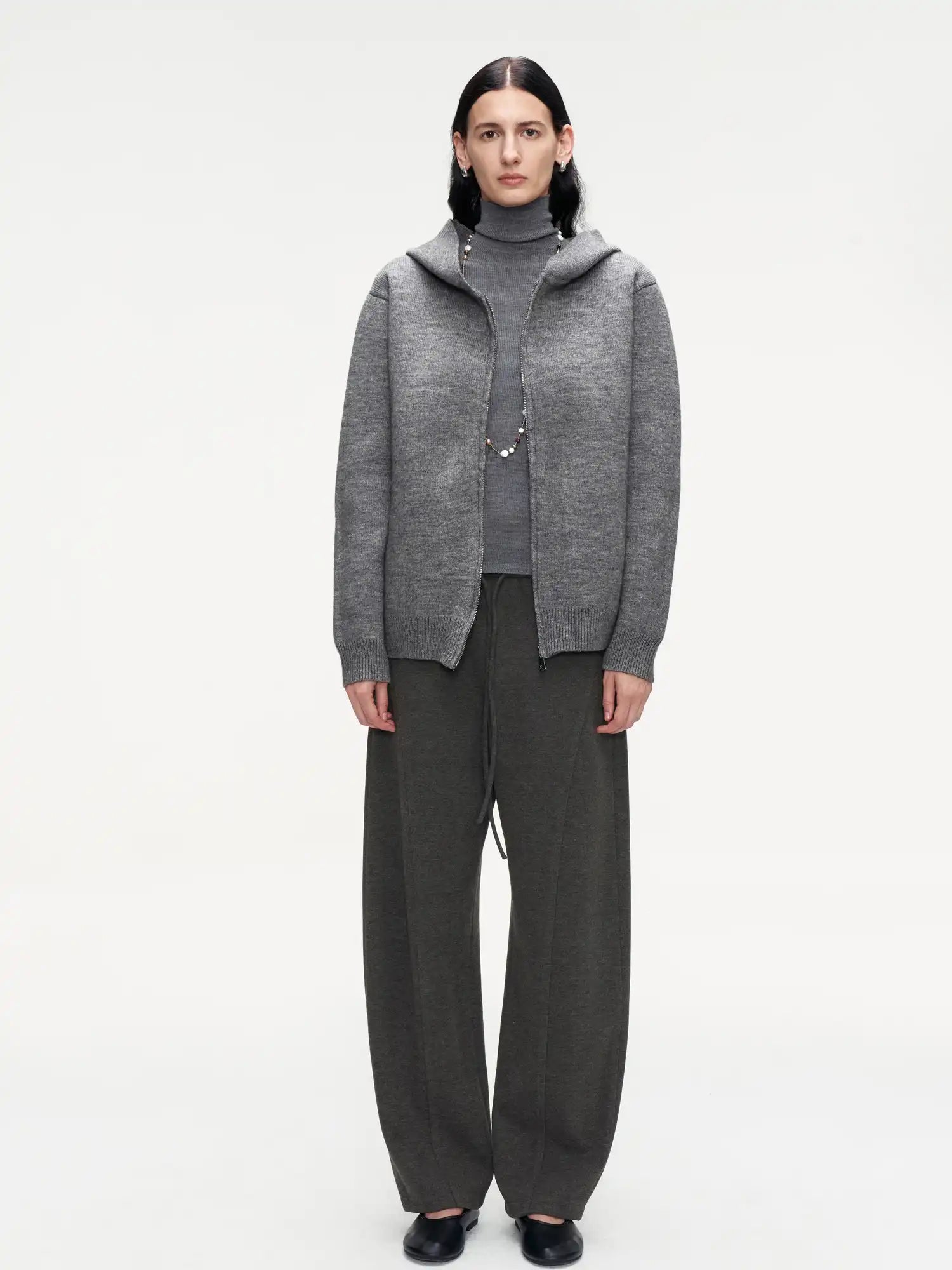 FIRST FLOOR Comfy Wool-Cotton Zip Hoodie | Canton Collective