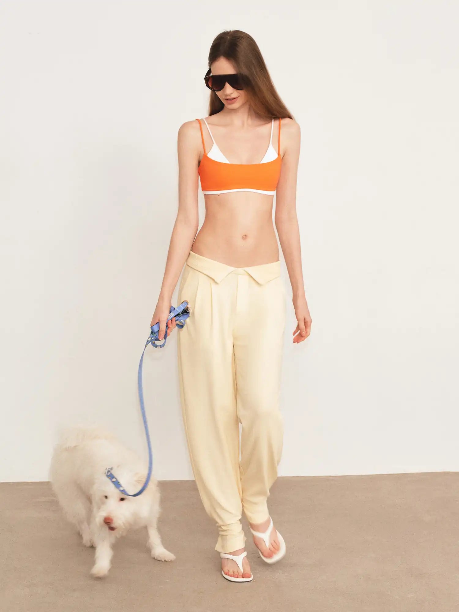 Ayo Contrast Double Layered Bralette | Canton Collective