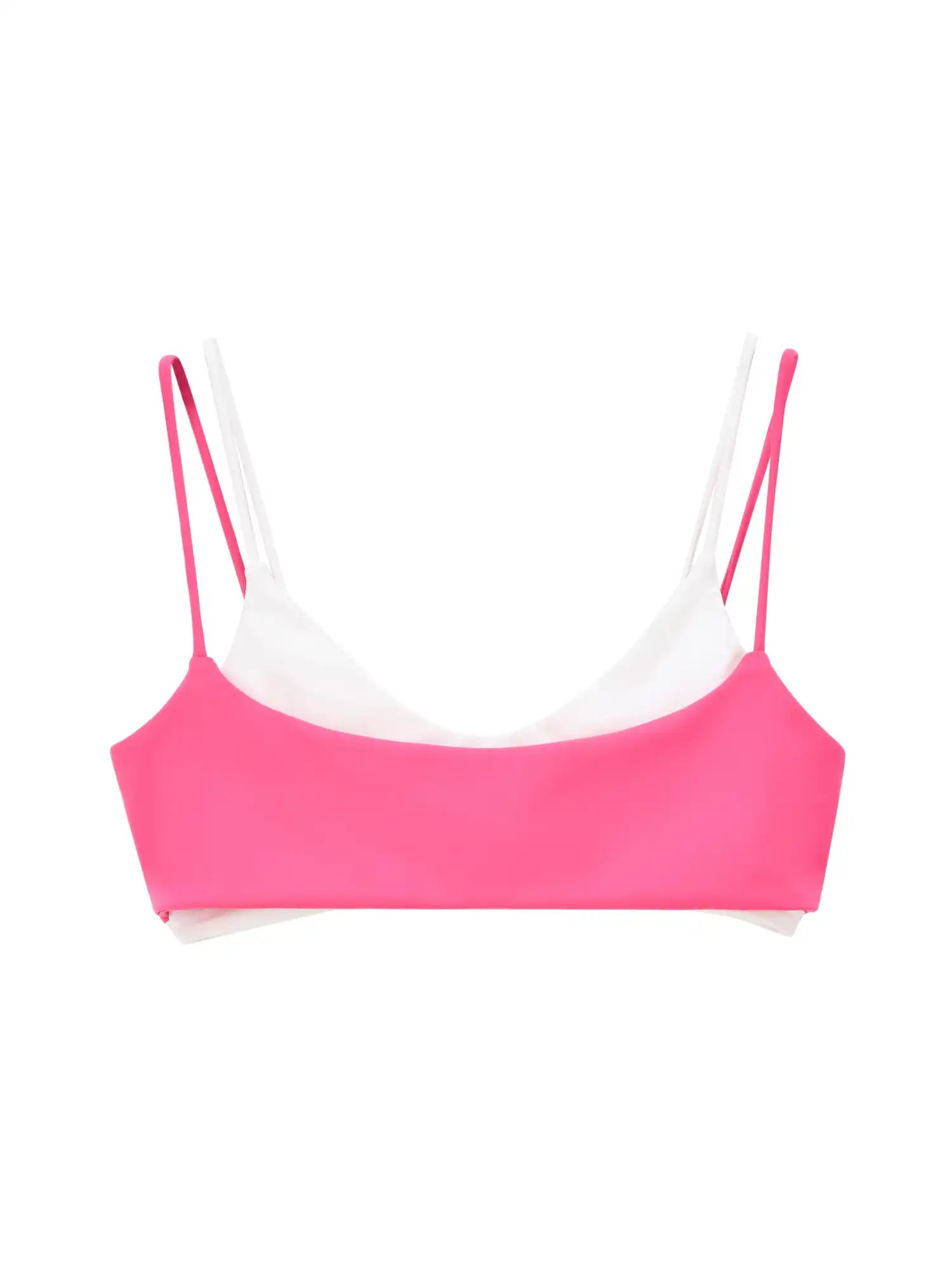 Ayo Contrast Double Layered Bralette | Canton Collective