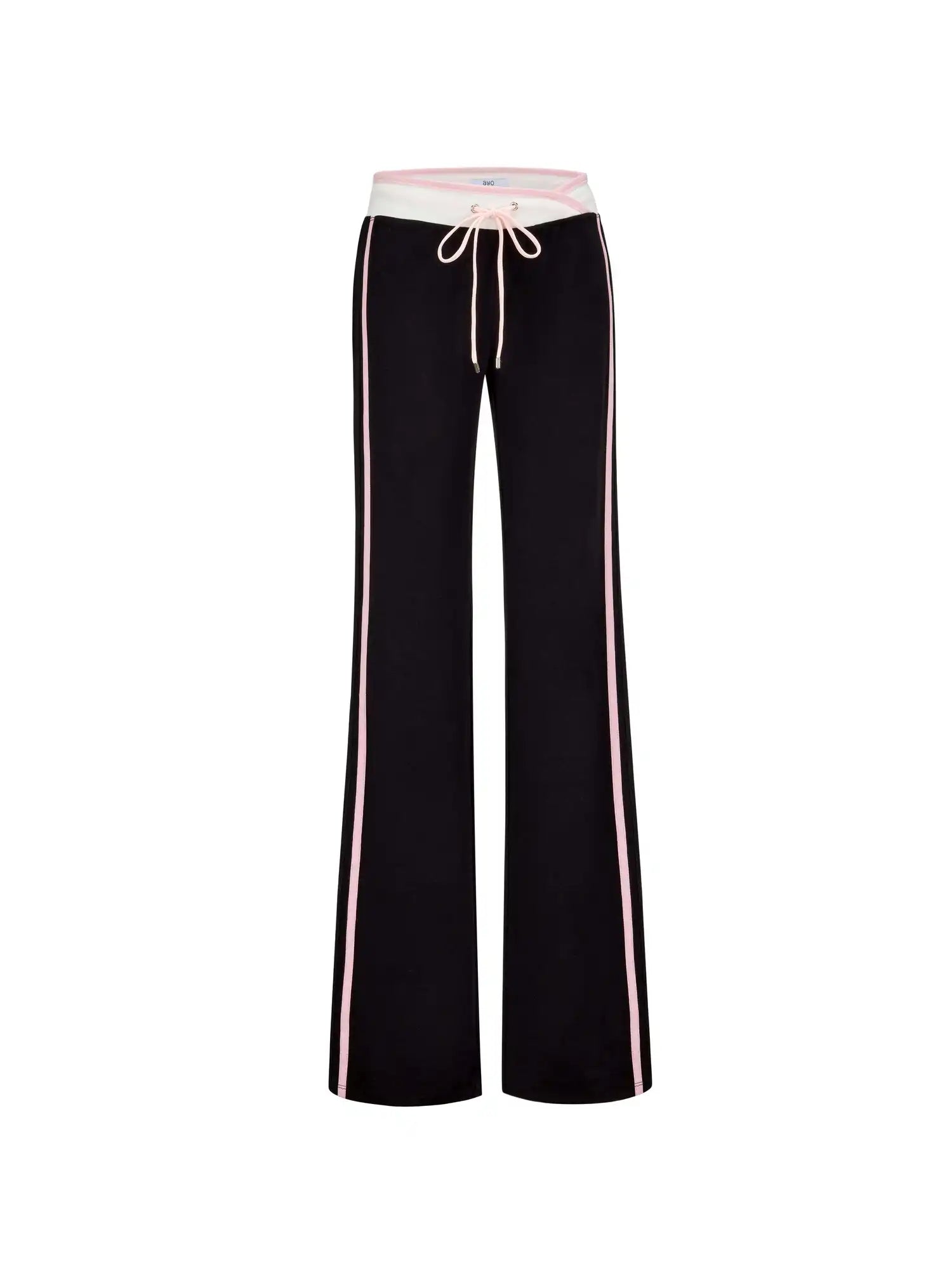 Ayo Contrast Stripe Crossover Flare Leggings | Canton Collective