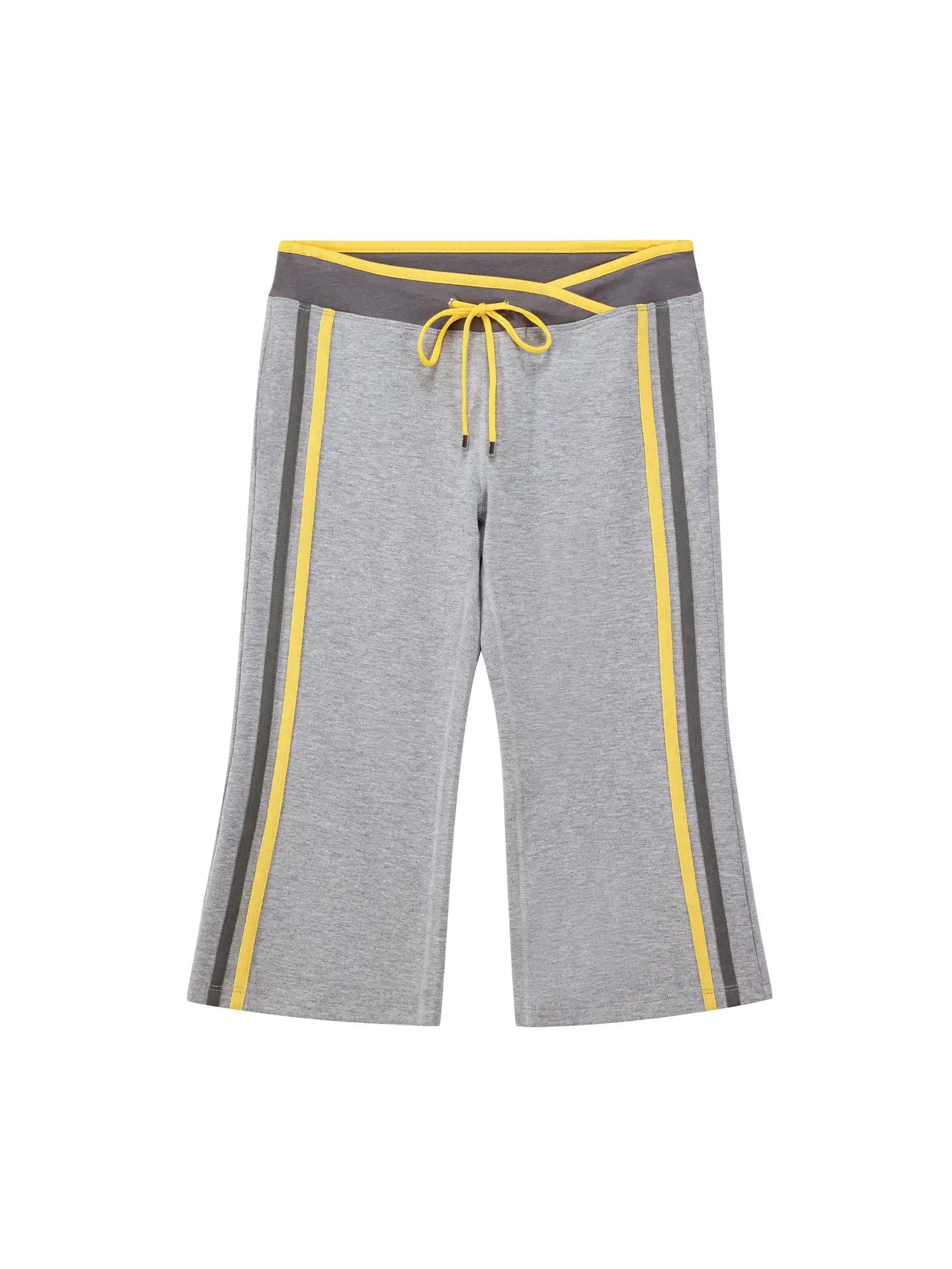Ayo Contrast Stripe Flare Capri Pants | Canton Collective