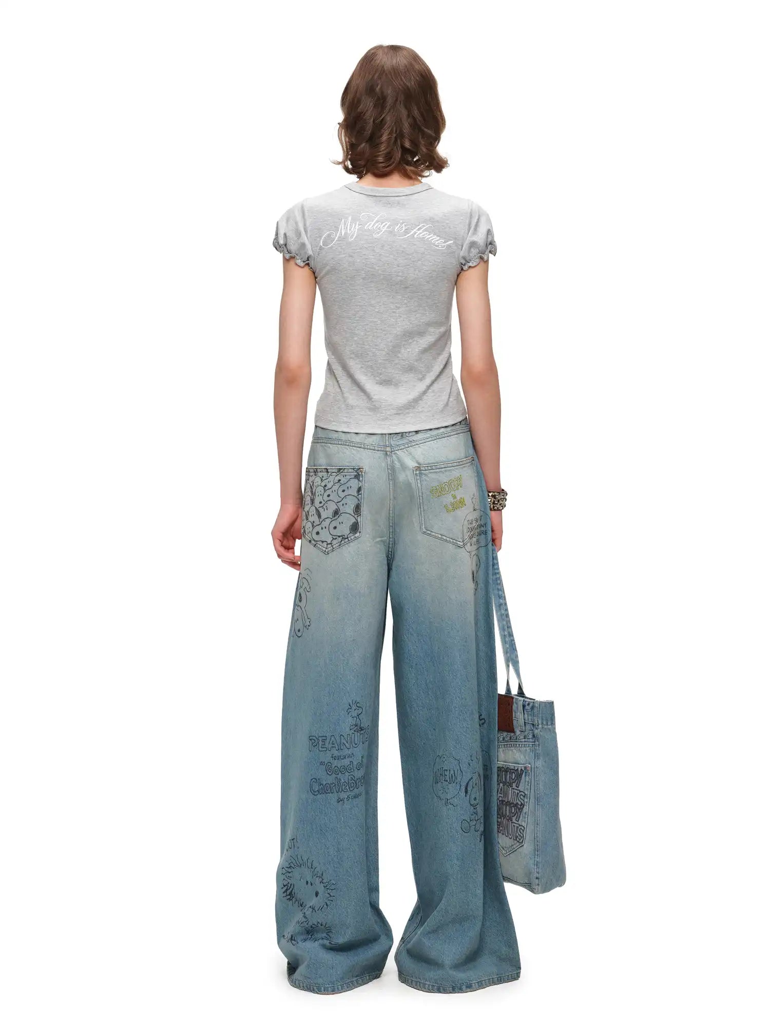 1Jinn Studio Coquette Style Rosette Puff Sleeve Top | Canton Collective