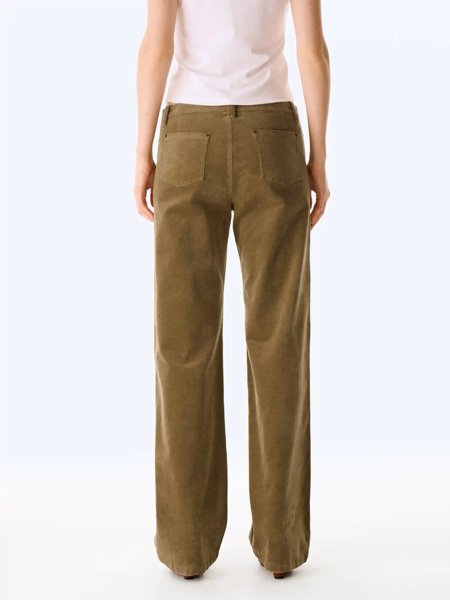 FIRST FLOOR Corduroy Low-Rise Pants | Canton Collective