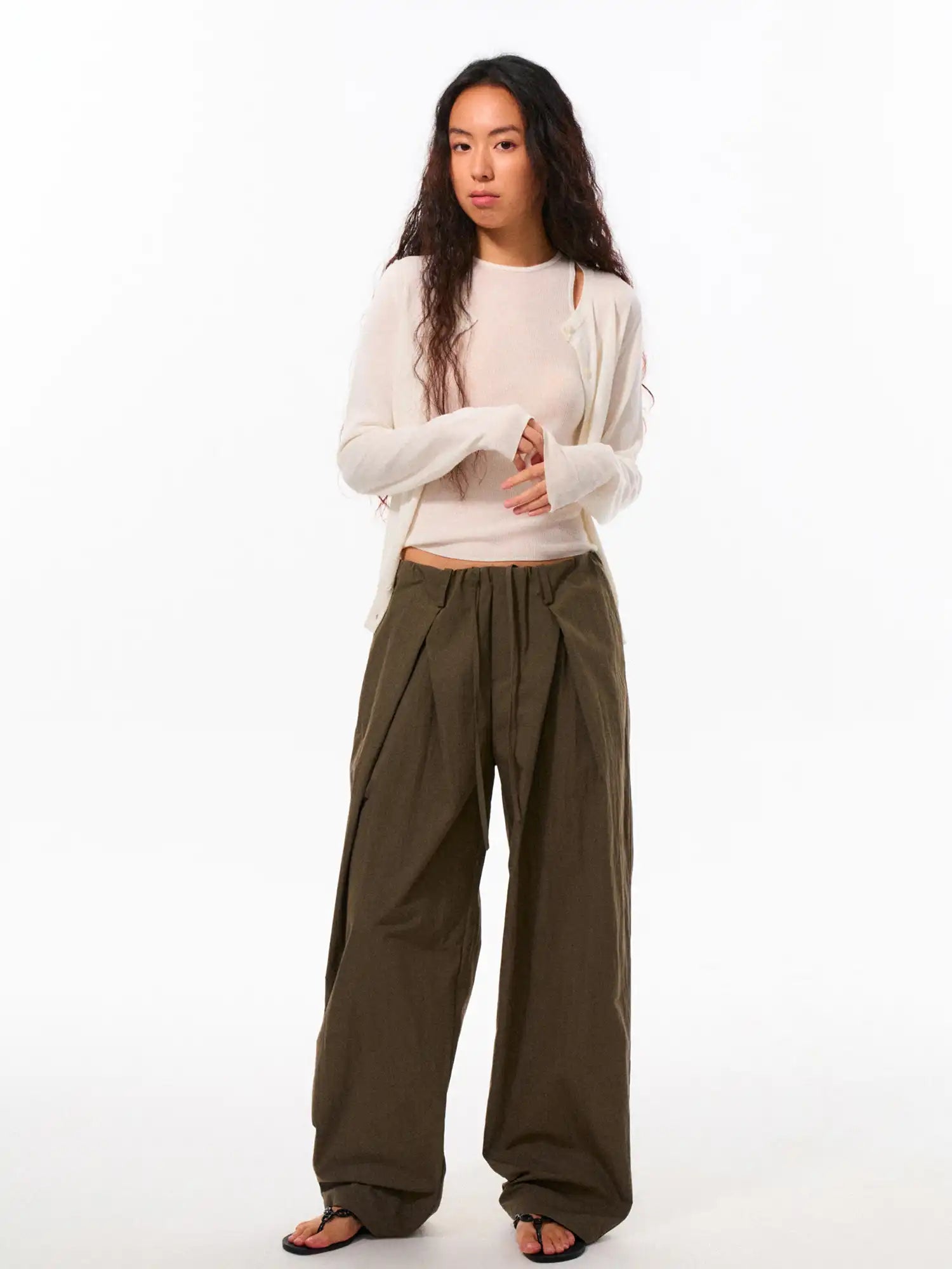 FirstFloor Cotton Pleated Balloon Pants | Canton Collective