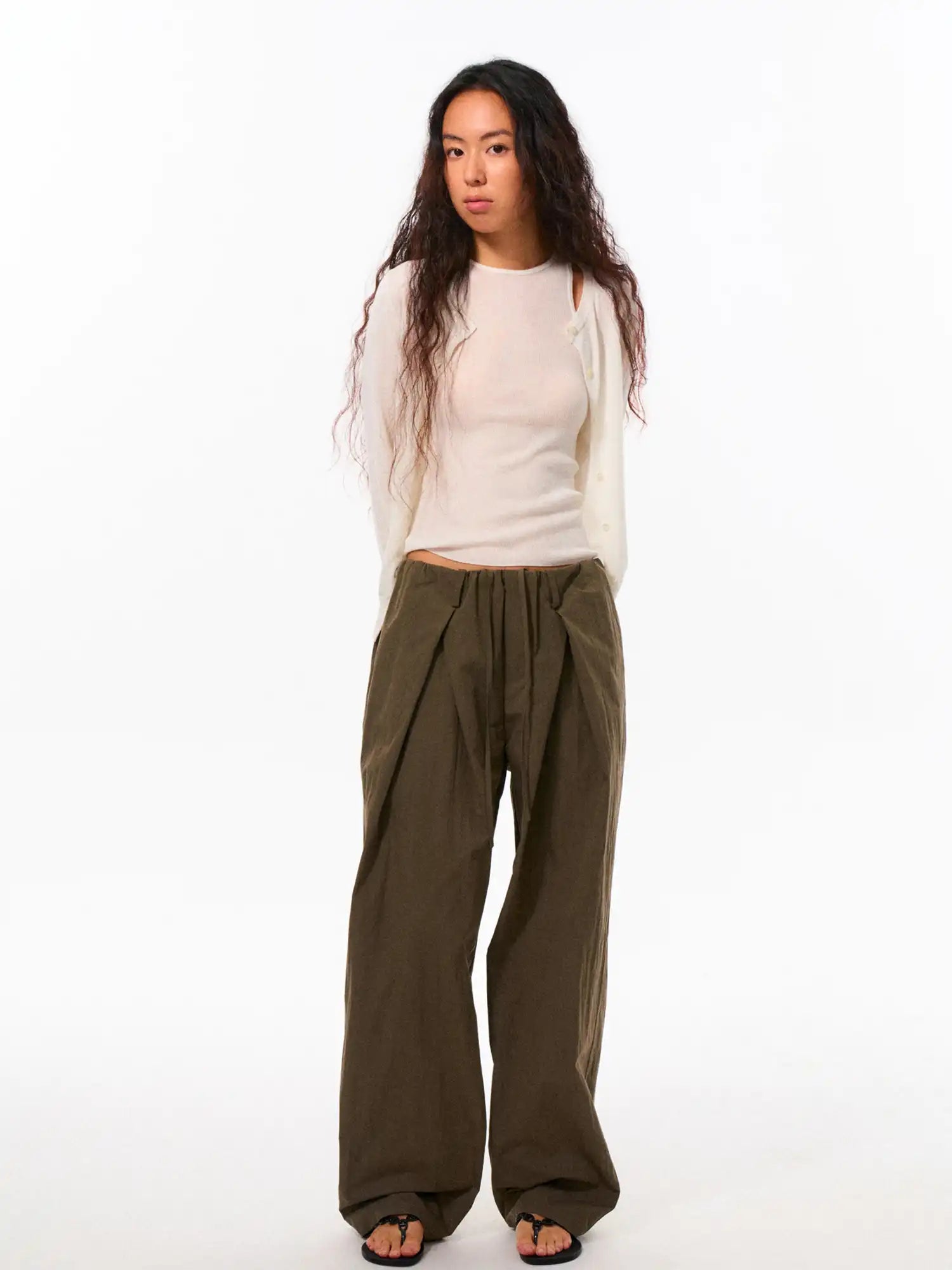 FirstFloor Cotton Pleated Balloon Pants | Canton Collective