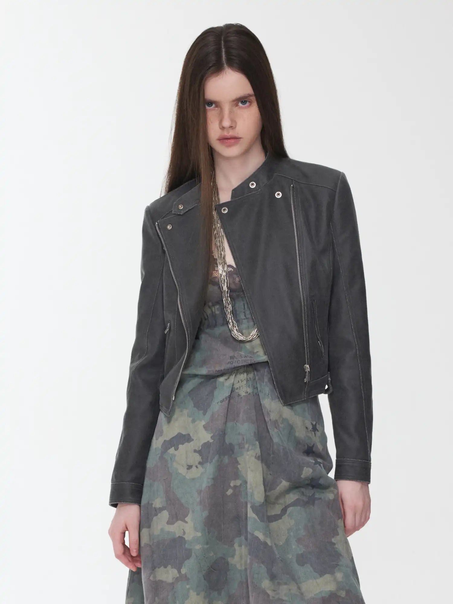 1Jinn Studio Crackle Motorcycle Jacket | Canton Collective