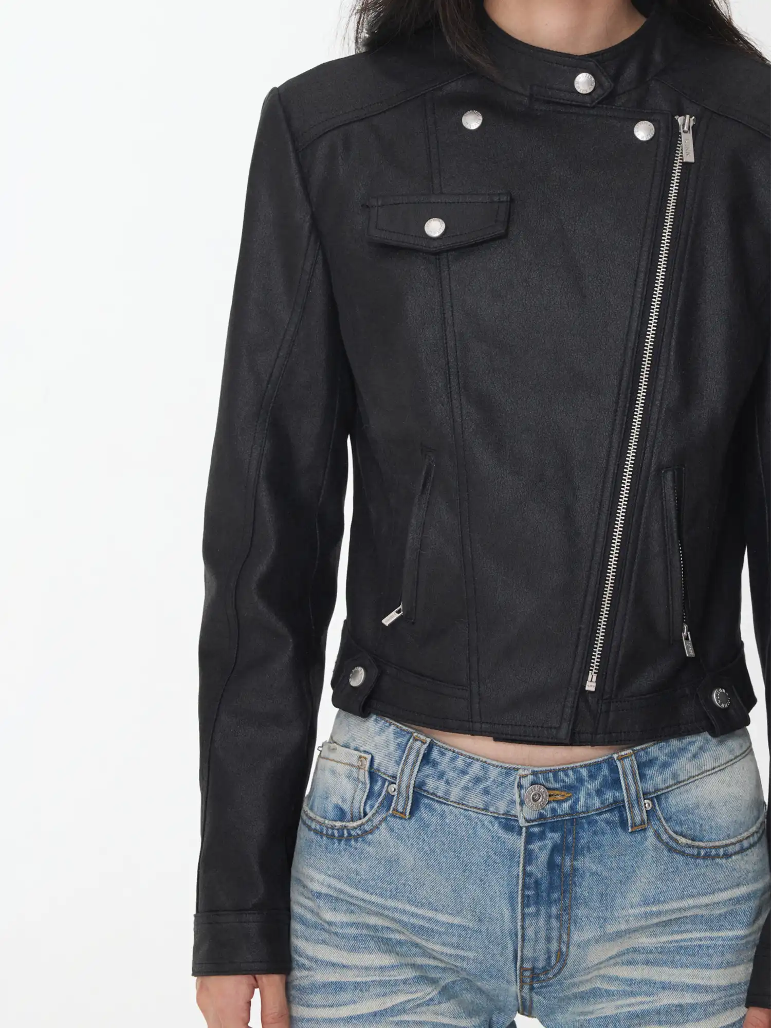 1Jinn Studio Crackle Motorcycle Jacket | Canton Collective