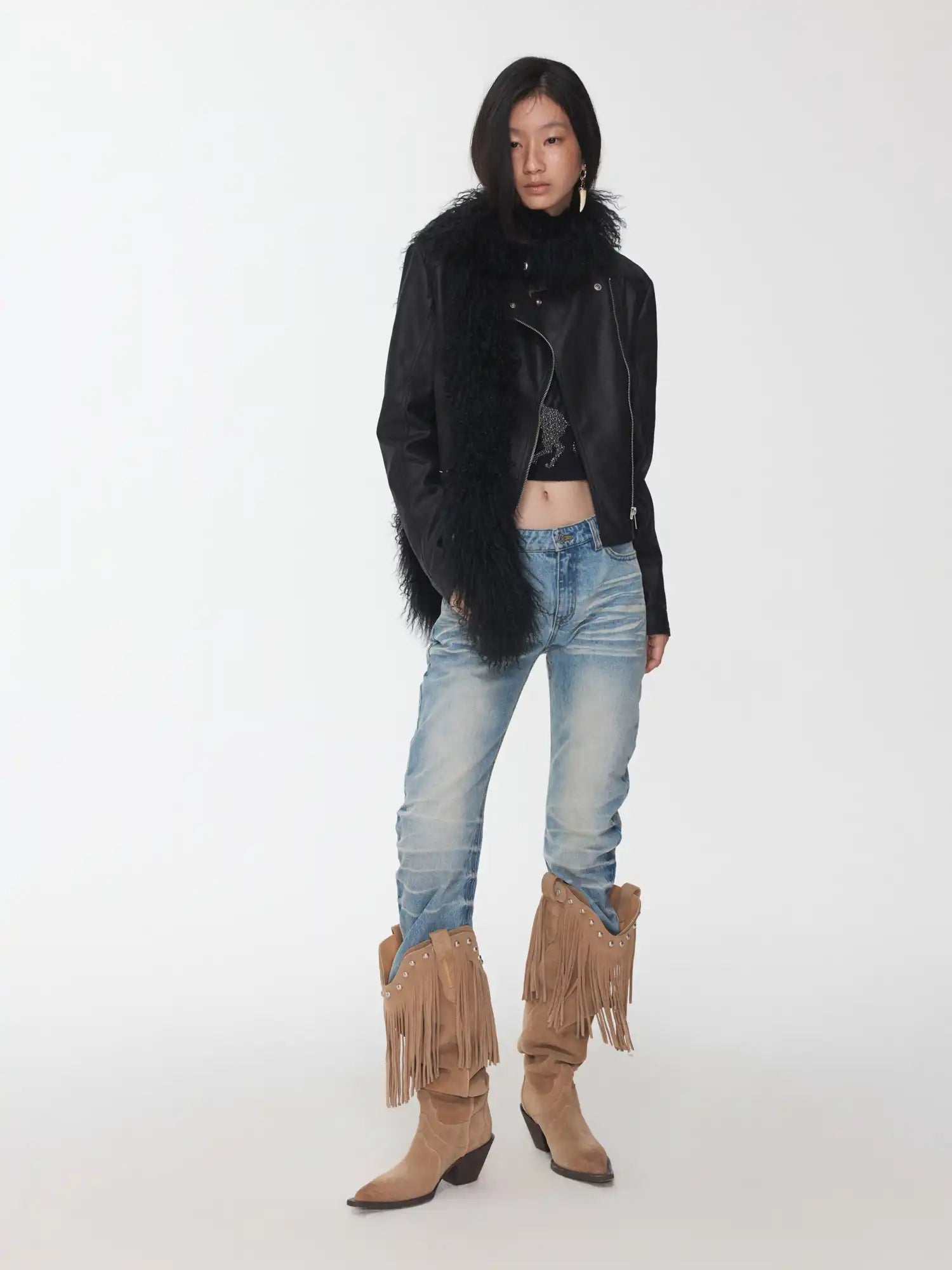 1Jinn Studio Crackle Motorcycle Jacket | Canton Collective