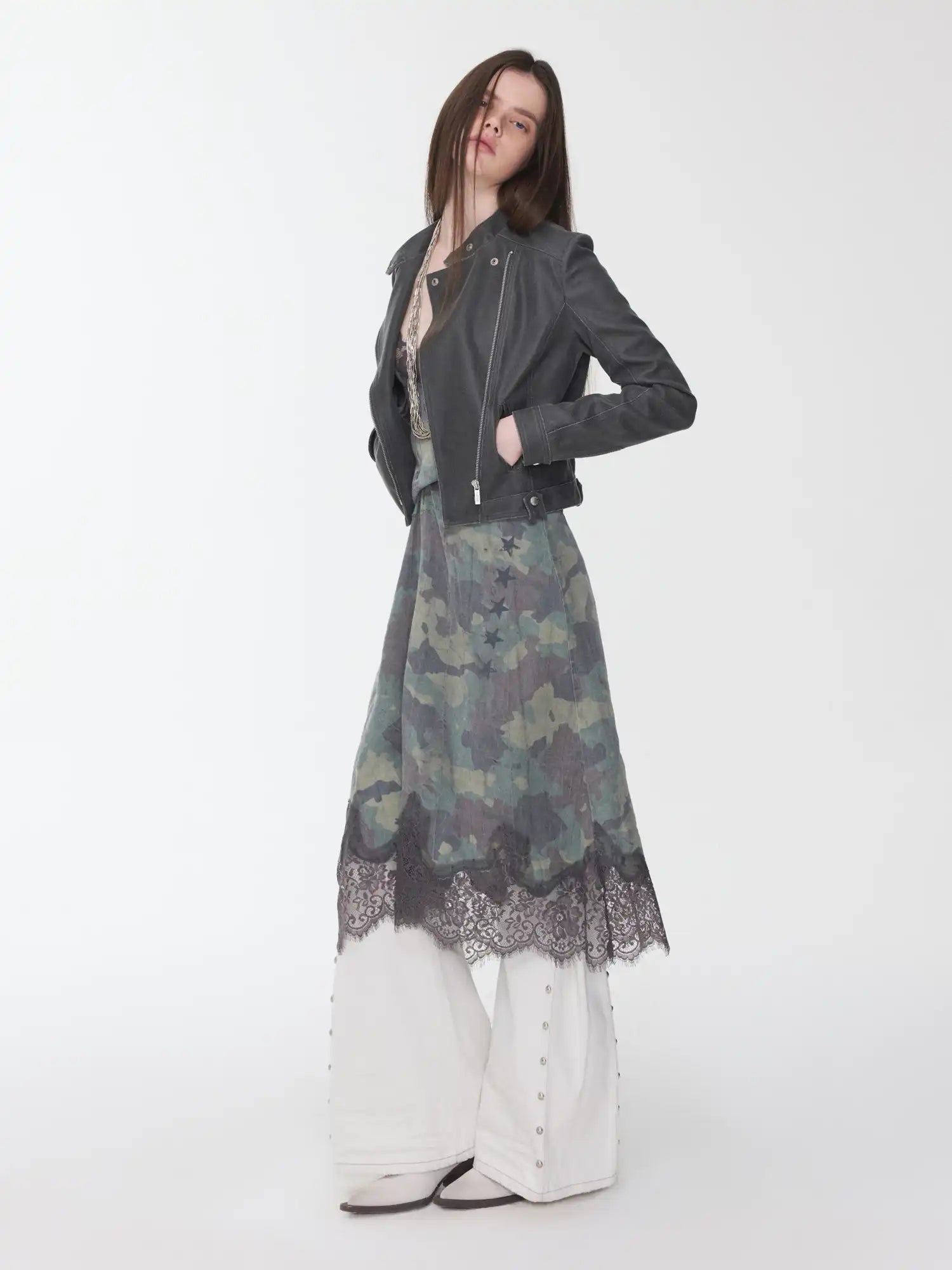 1Jinn Studio Crackle Motorcycle Jacket | Canton Collective