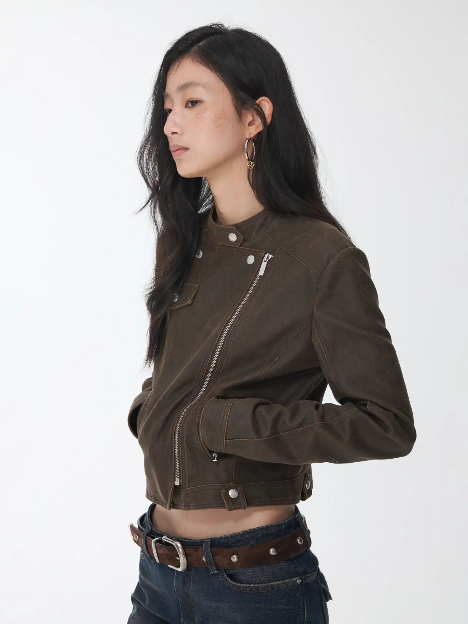 1Jinn Studio Crackle Motorcycle Jacket | Canton Collective