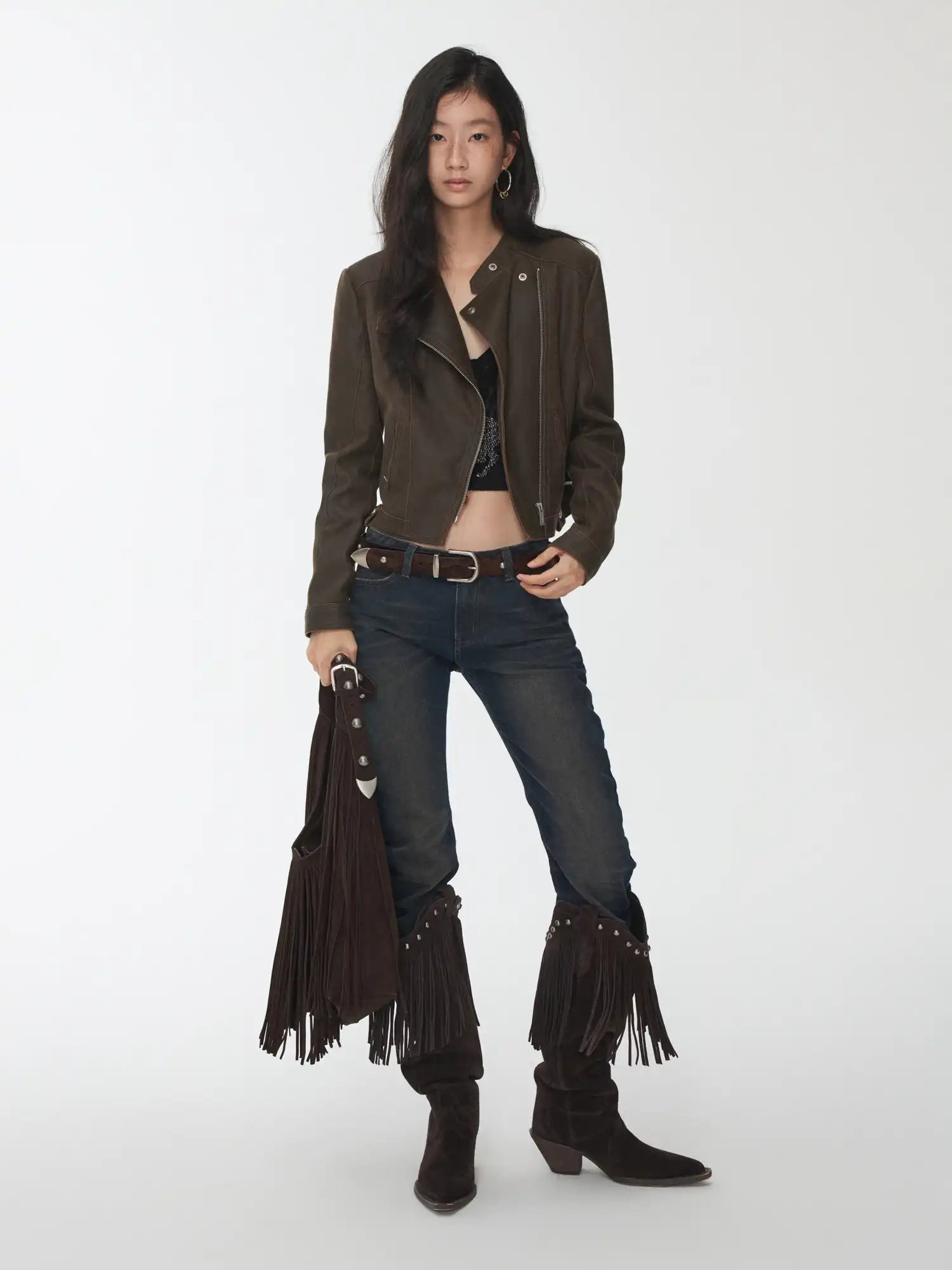 1Jinn Studio Crackle Motorcycle Jacket | Canton Collective