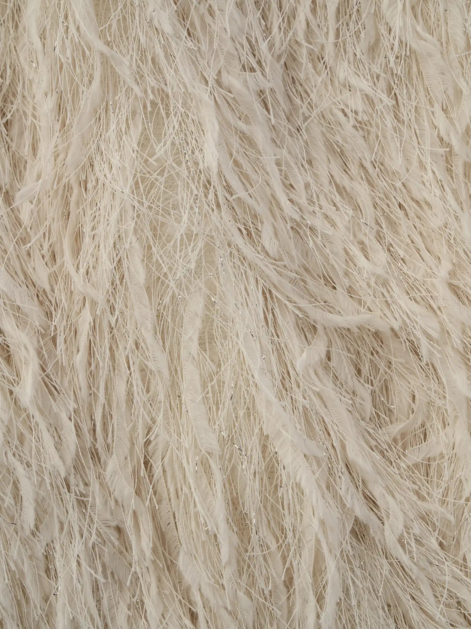 MAMC Creamy Feather Tassle Midi Skirt | Canton Collective