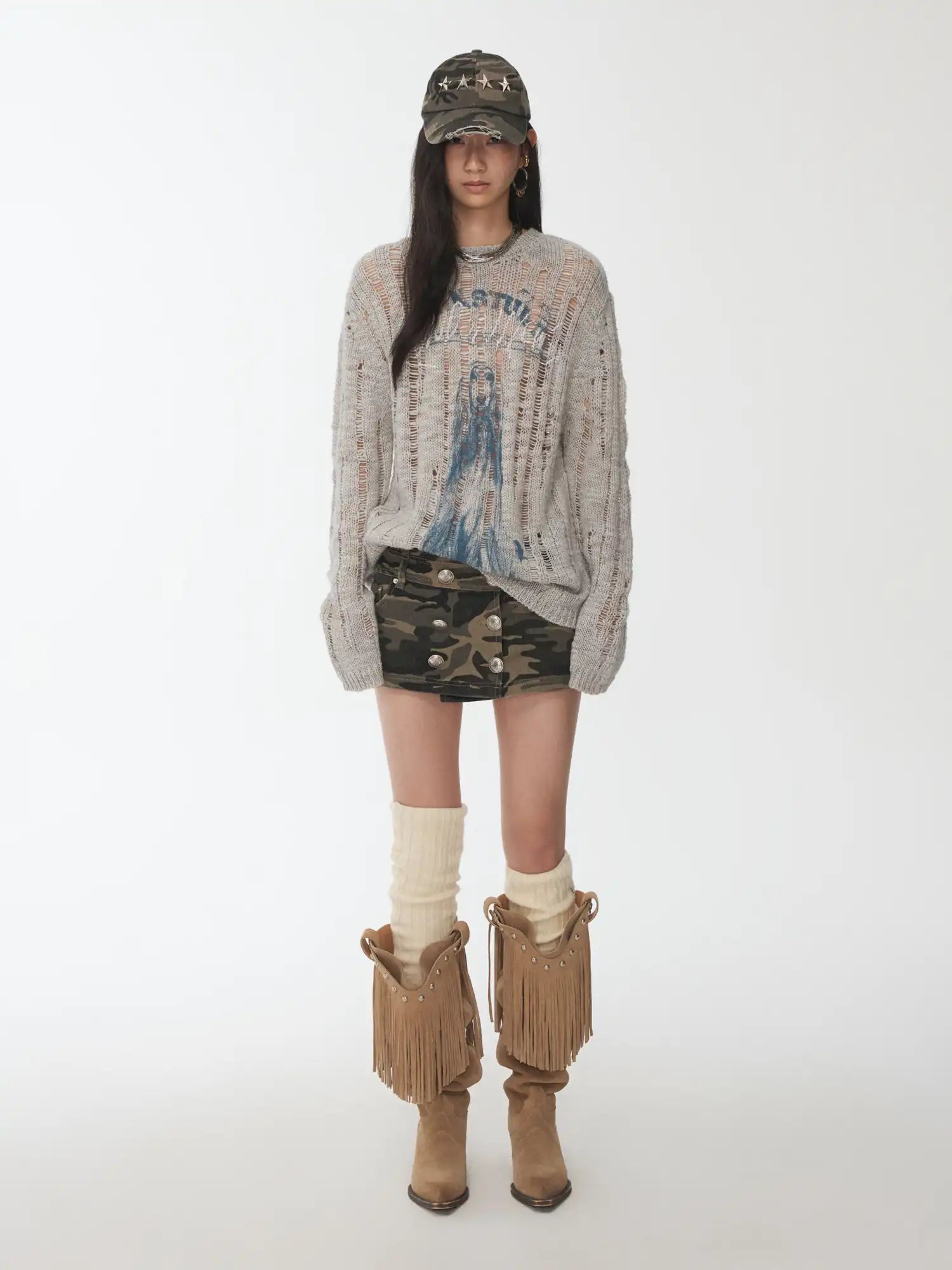 1Jinn Studio Critter Openwork Sweater | Canton Collective