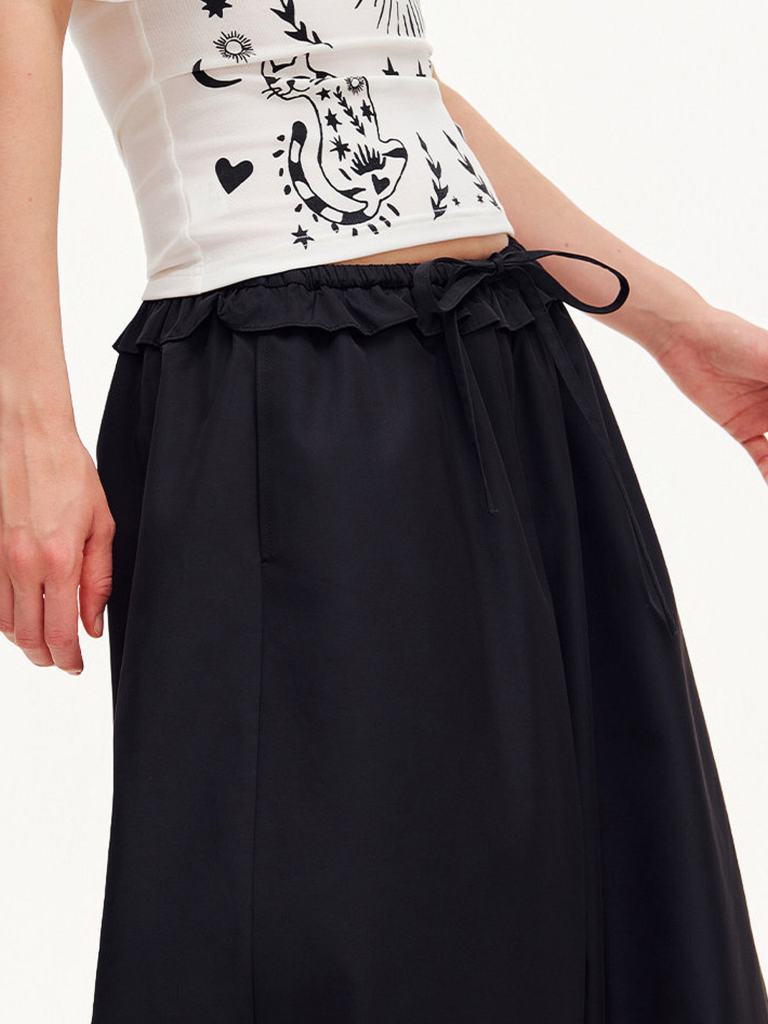 Outtheblue Cropped Gathered Wide-Leg Balloon Pants | Canton Collective