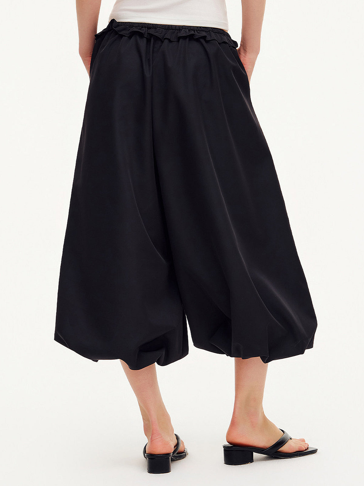Outtheblue Cropped Gathered Wide-Leg Balloon Pants | Canton Collective