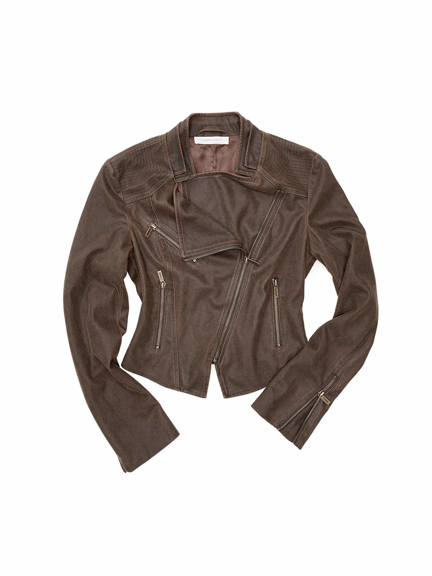 1Jinn Studio Cropped Vintage Leather Jacket | Canton Collective