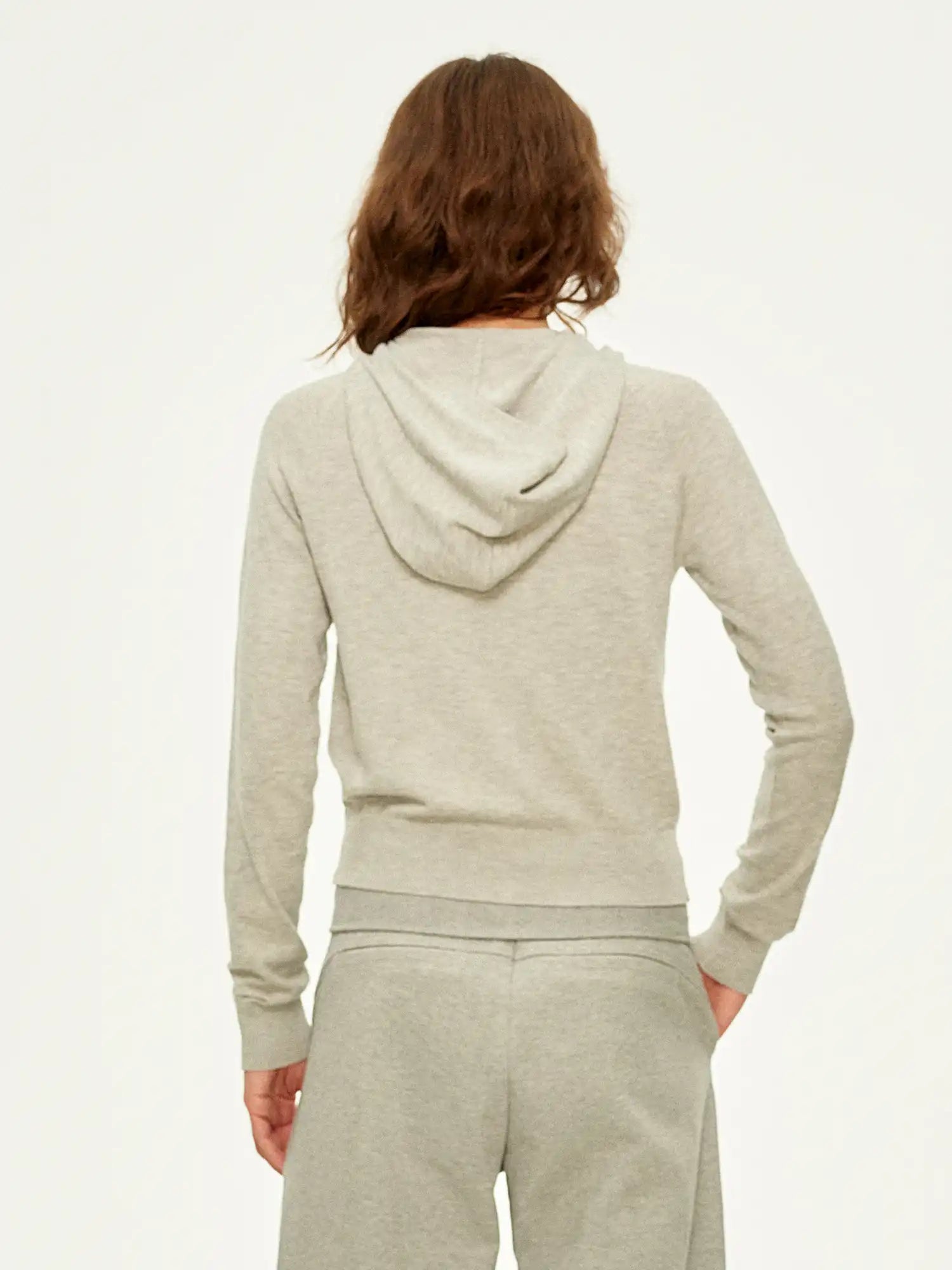 FirstFloor Cropped Wool Hoodie Cardigan | Canton Collective