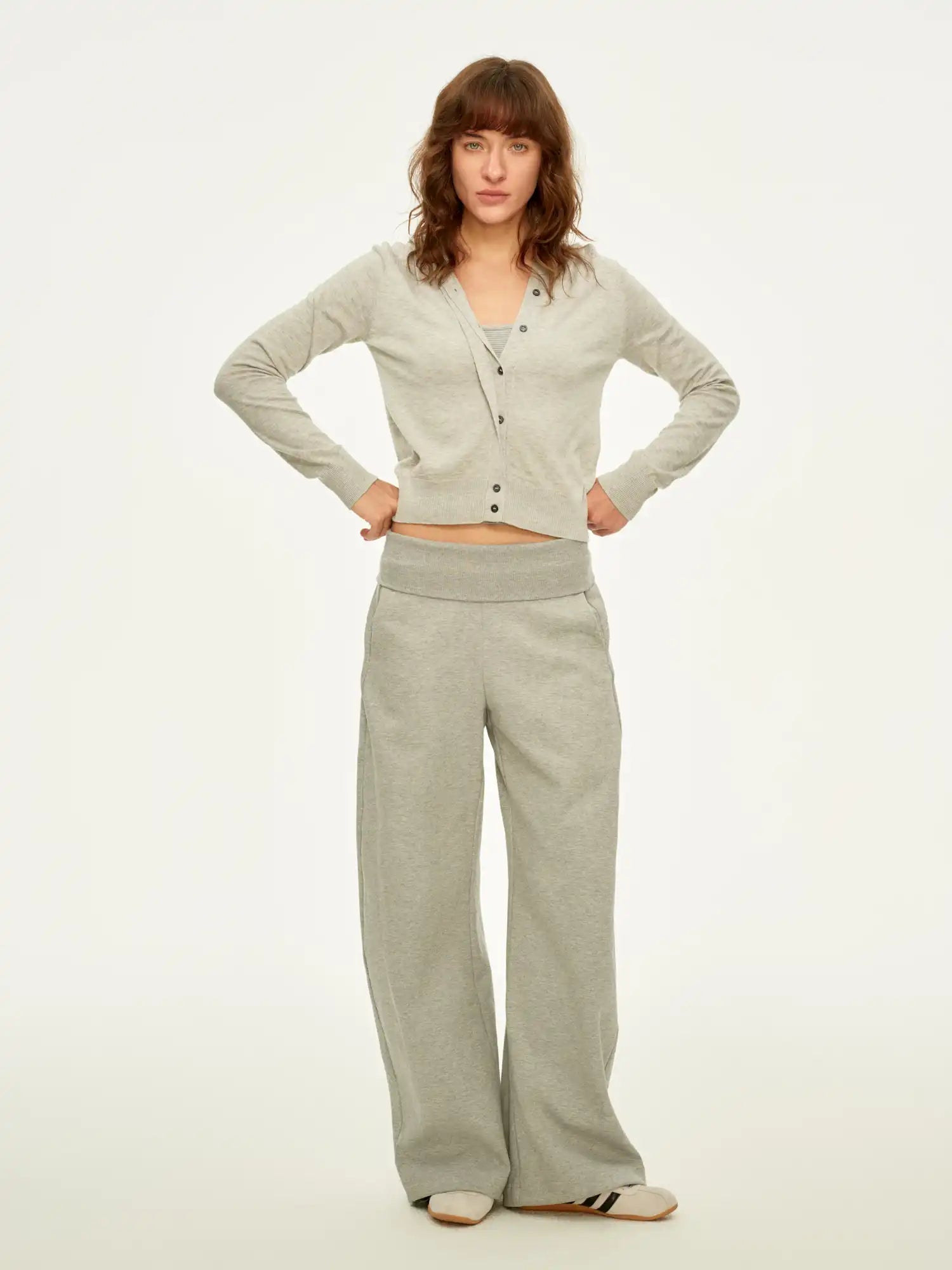 FirstFloor Cropped Wool Hoodie Cardigan | Canton Collective