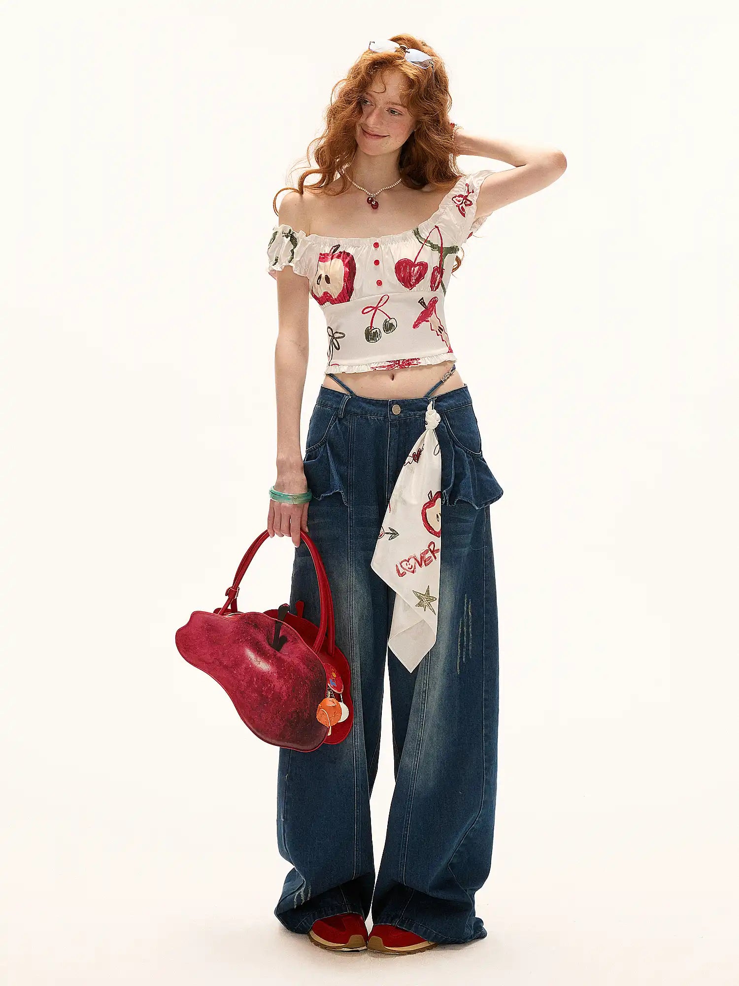 MAMC Cute Summer Cherry Crop Top | Canton Collective