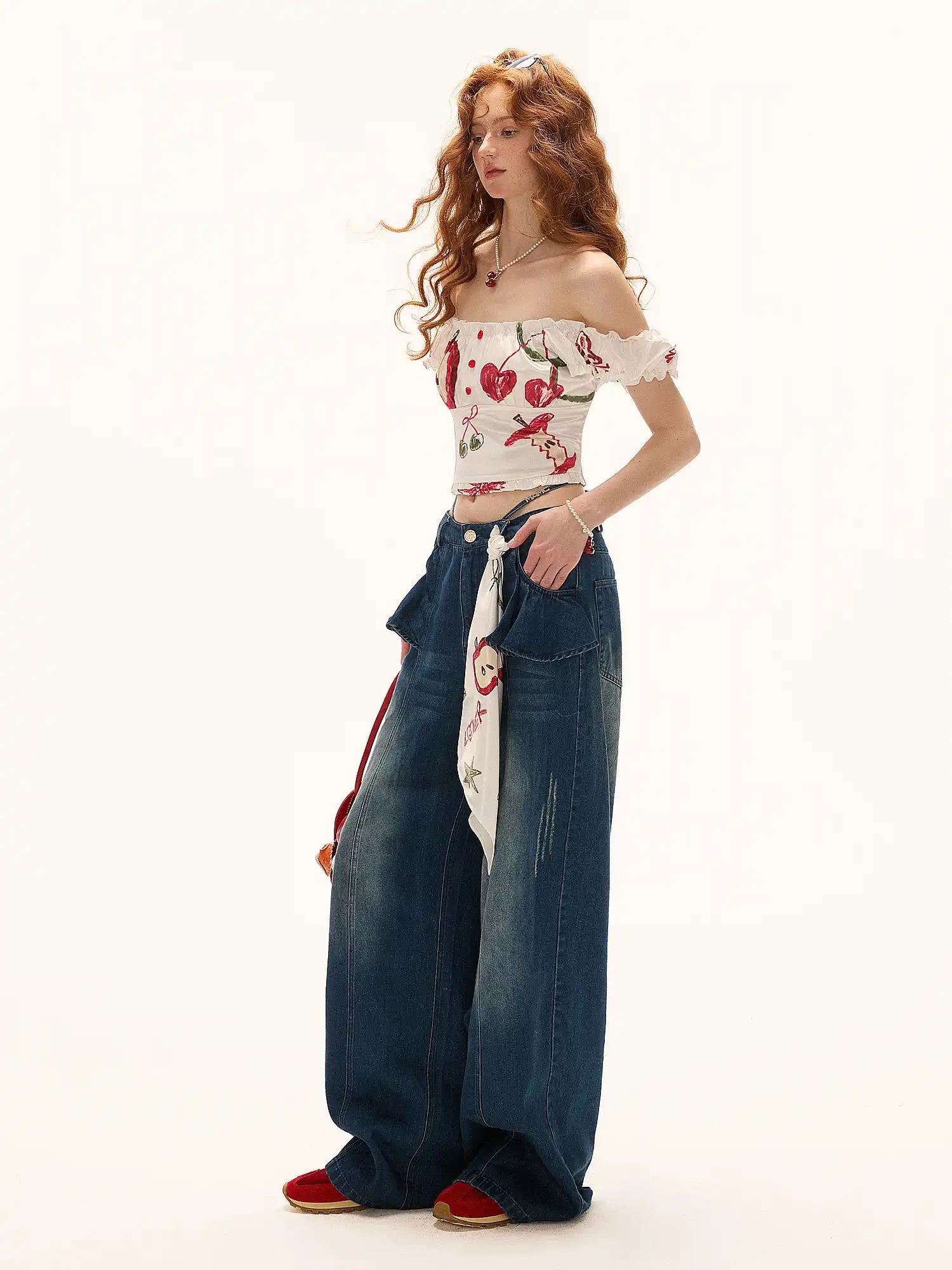 MAMC Cute Summer Cherry Crop Top | Canton Collective