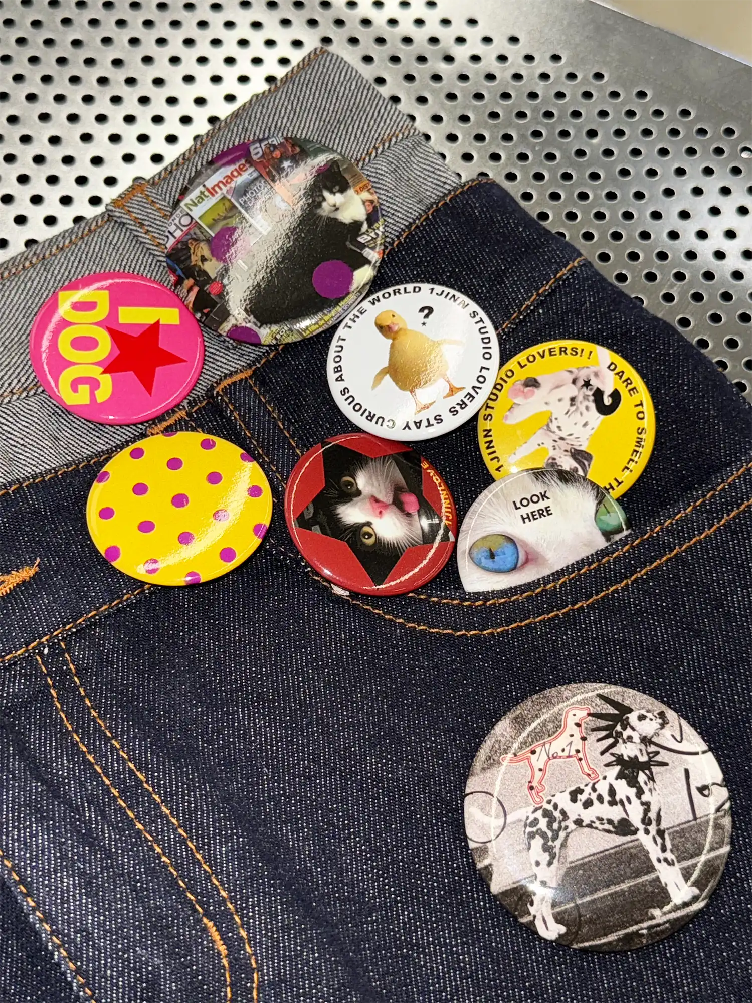 1Jinn Studio Cute Pet Badge Collection | Canton Collective