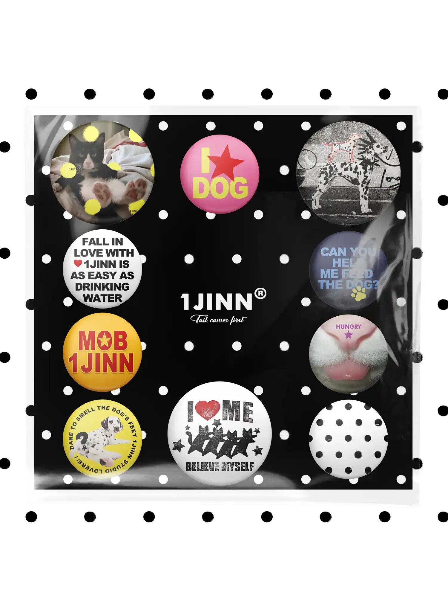 1Jinn Studio Cute Pet Badge Collection | Canton Collective