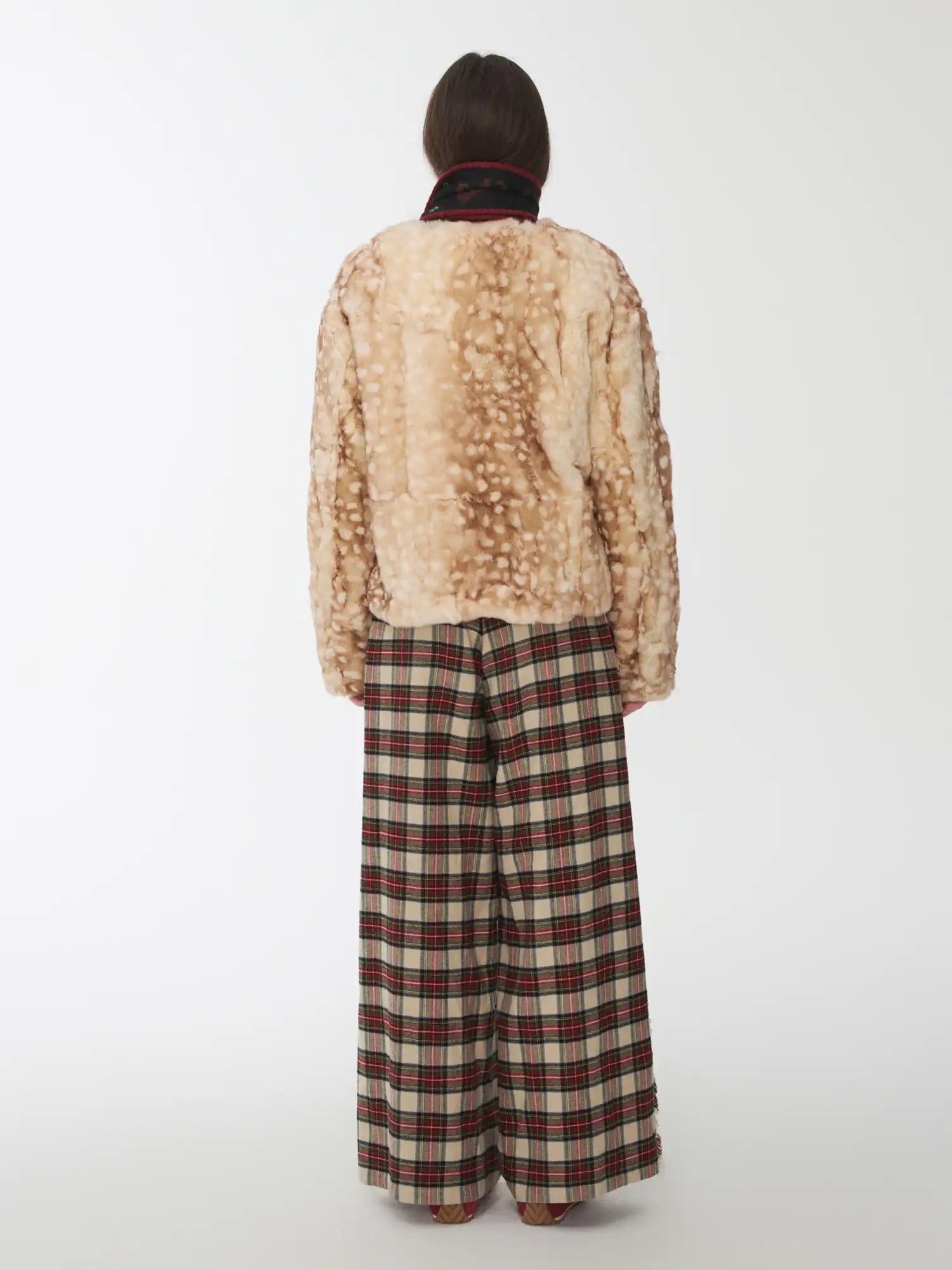 1Jinn Studio Deer-Print Fur Coat | Canton Collective