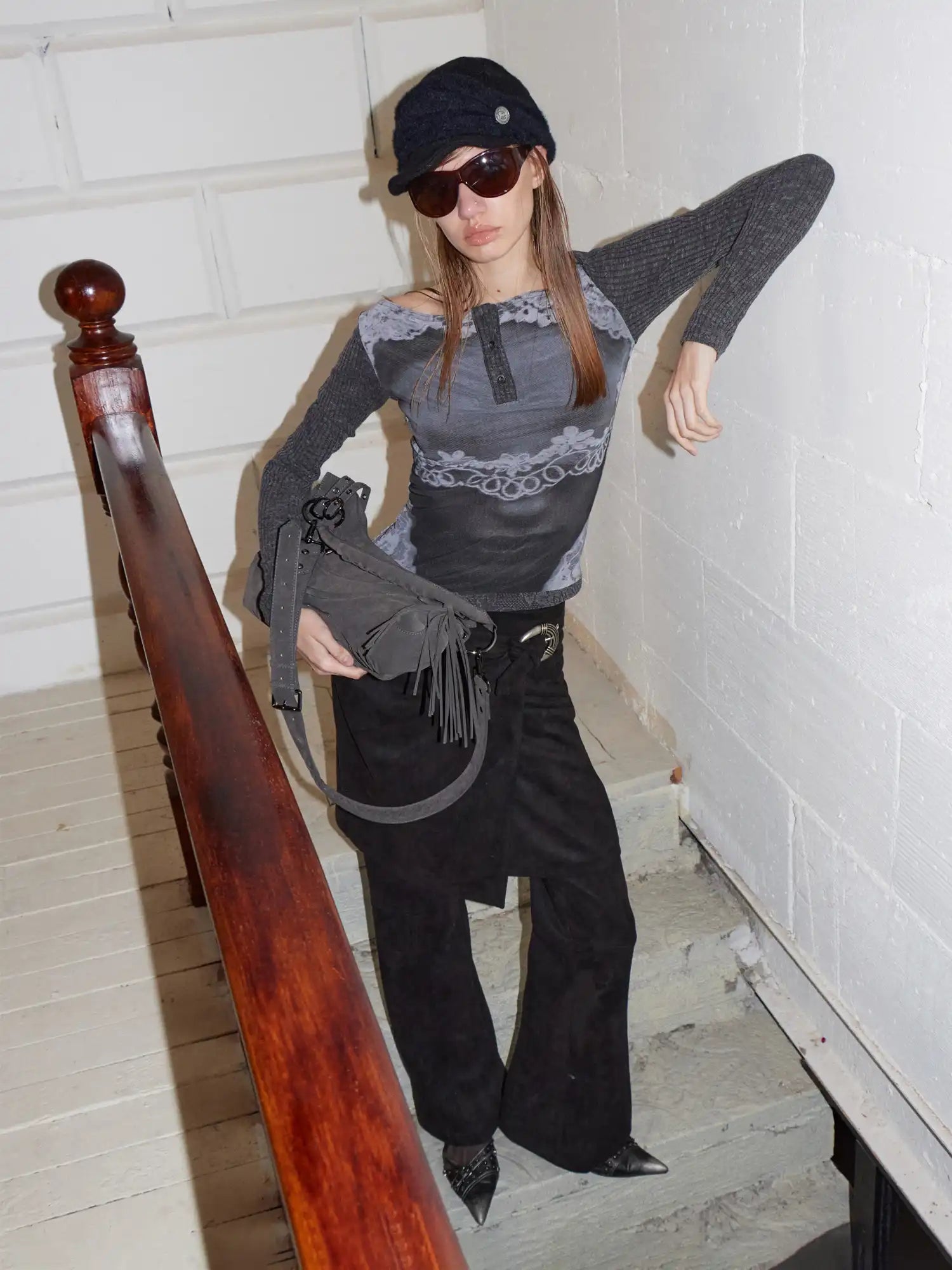 2th Desire Detachable Two-Way Leather Skirt And Pants | Canton Collective