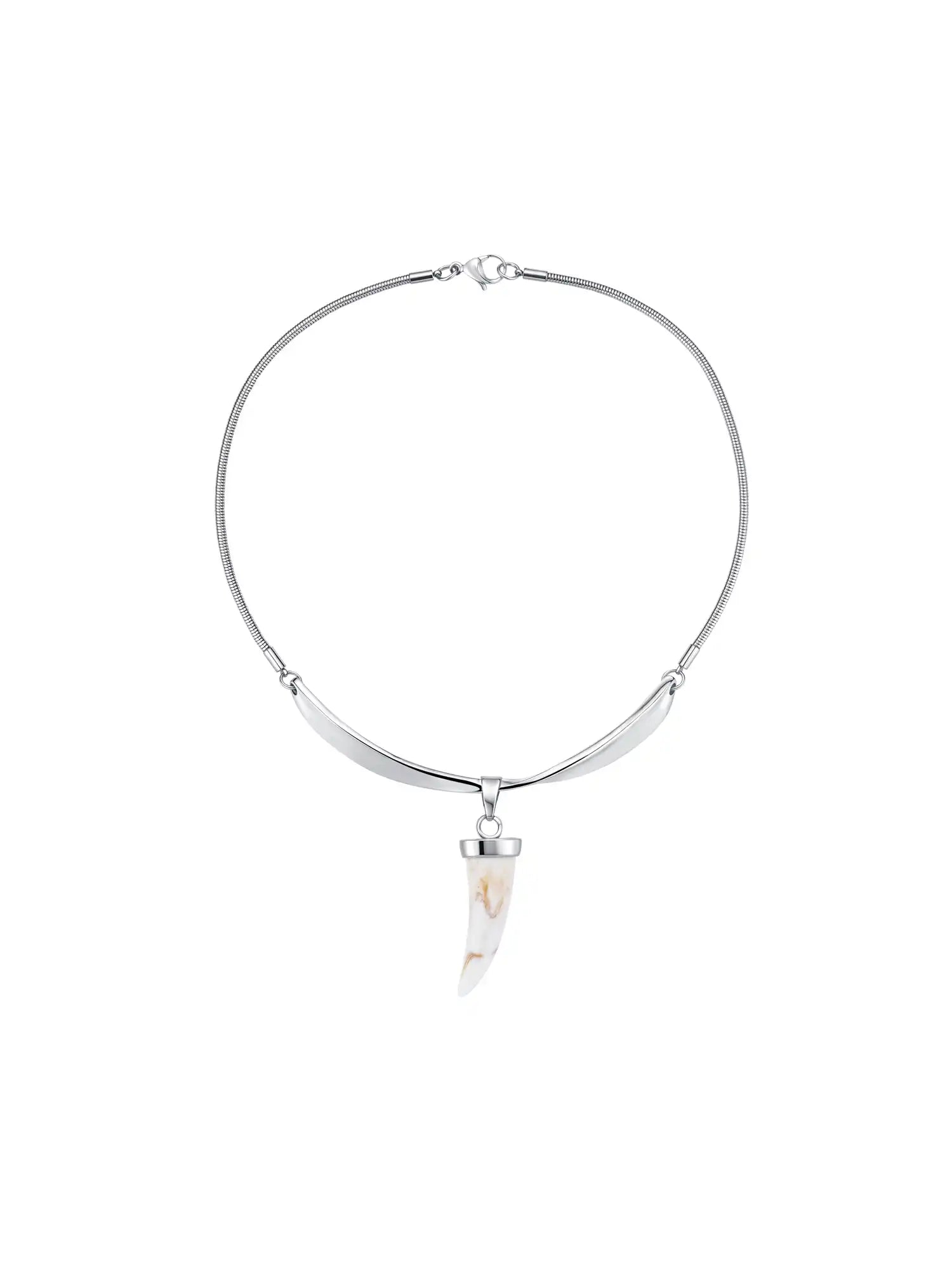 1Jinn M2M Distressed Bone Horn Choker | Canton Collective