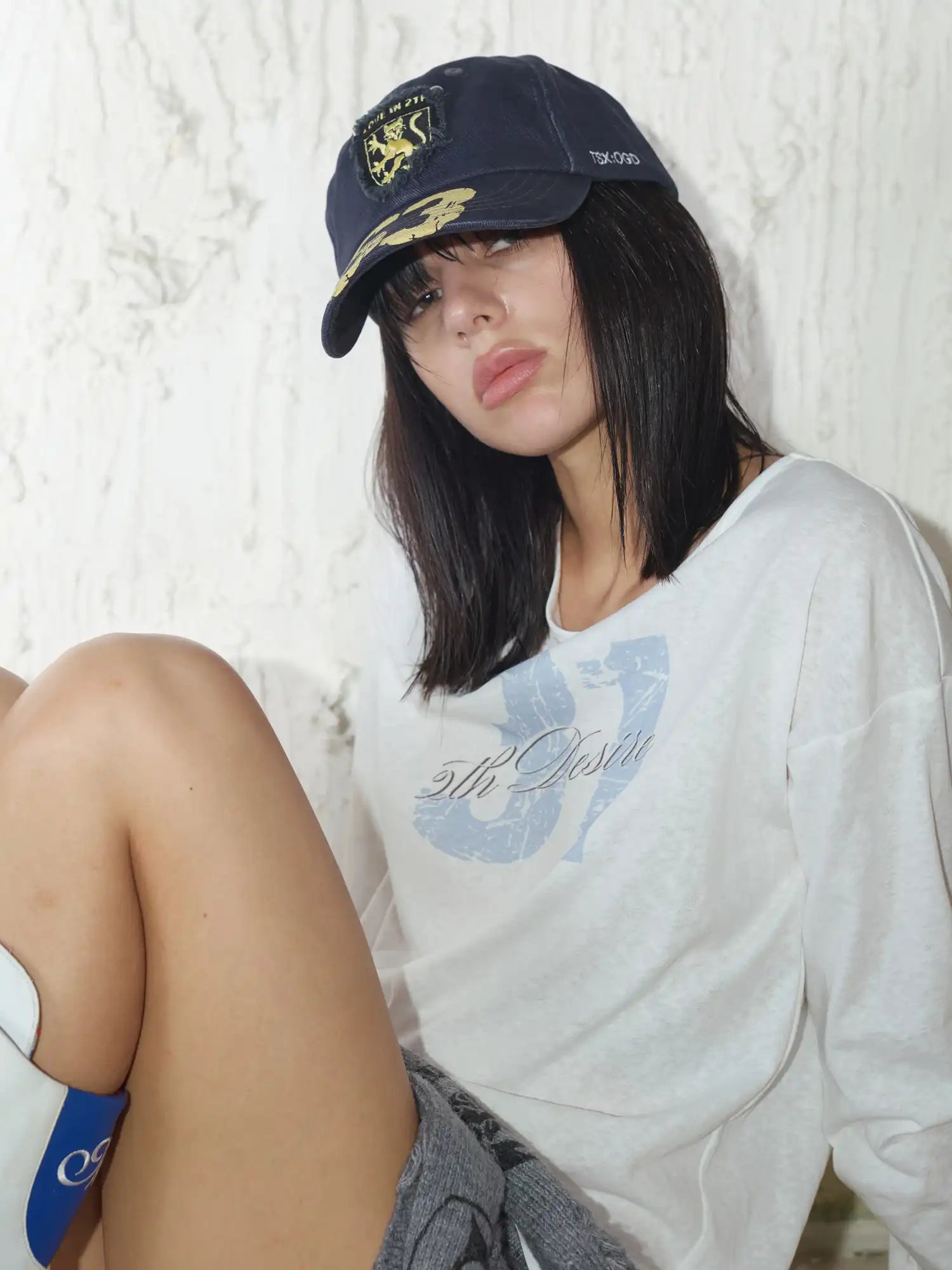 2th Desire Distressed Embroidery Cap | Canton Collective
