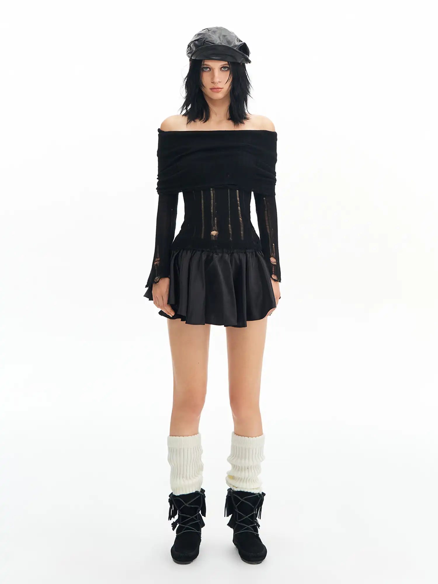 Deleteex Distressed Wool Top | Canton Collective