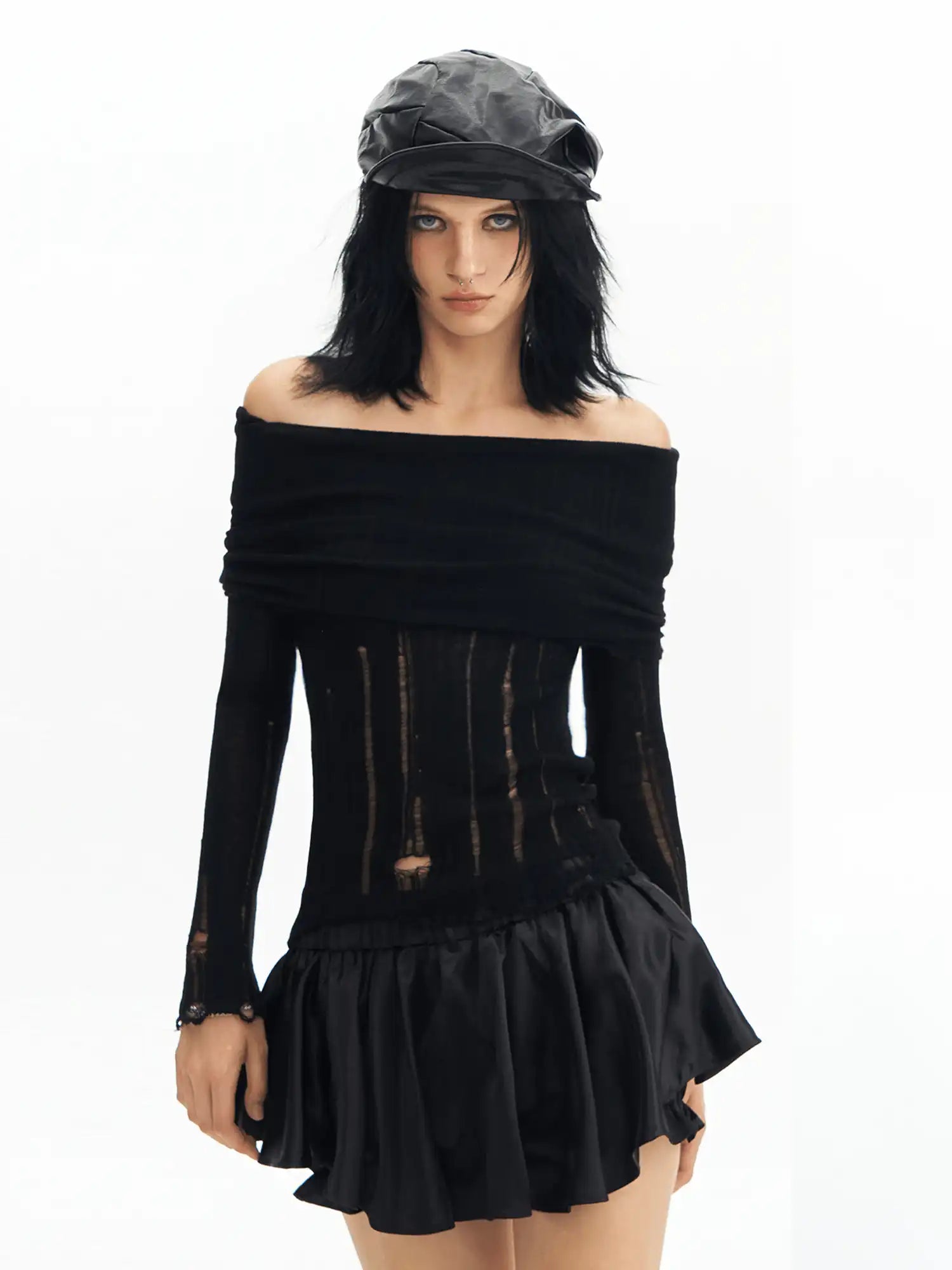 Deleteex Distressed Wool Top | Canton Collective