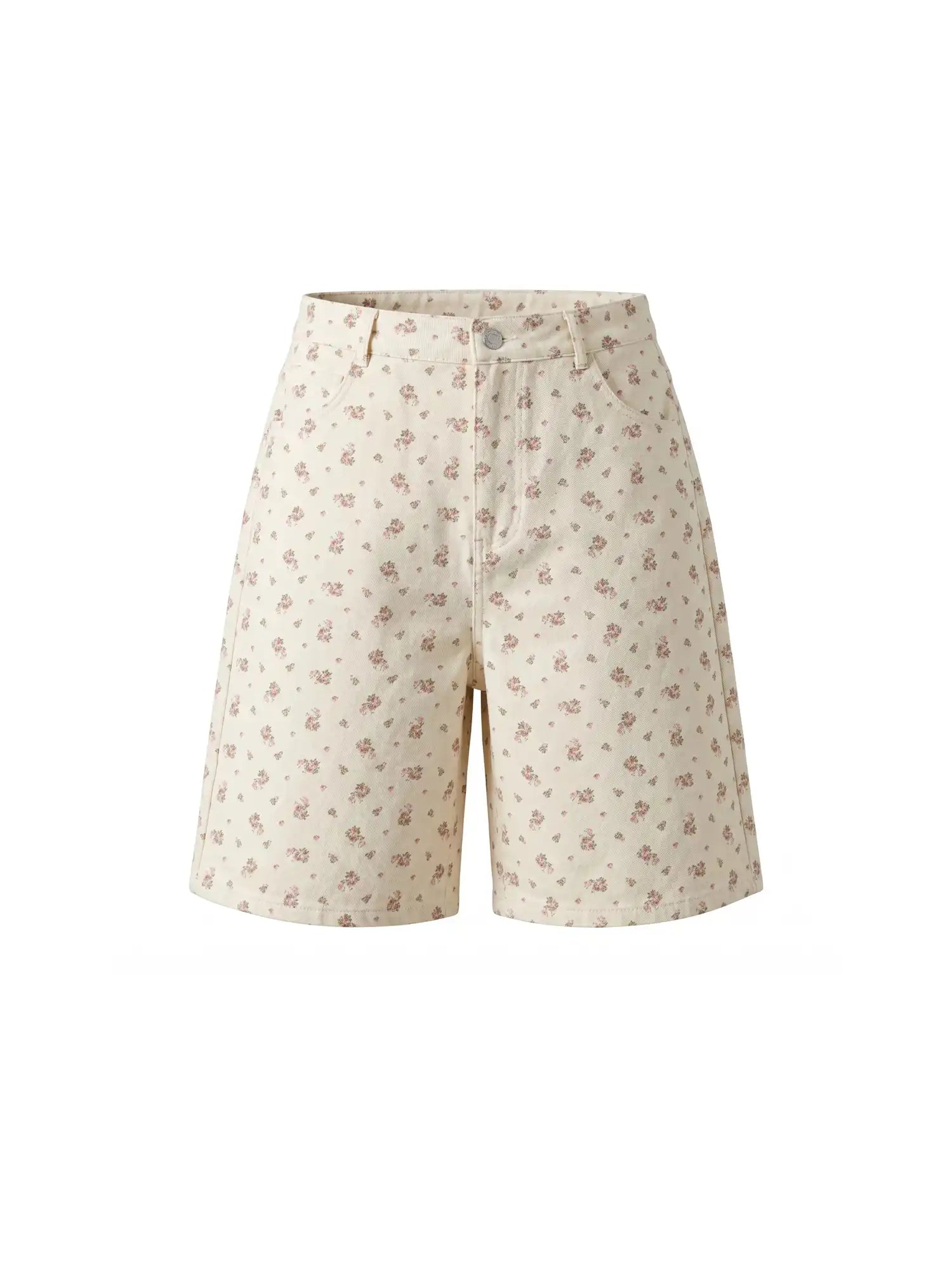 Muse Naps Ditsy Floral High Rise Bermuda Shorts | Canton Collective