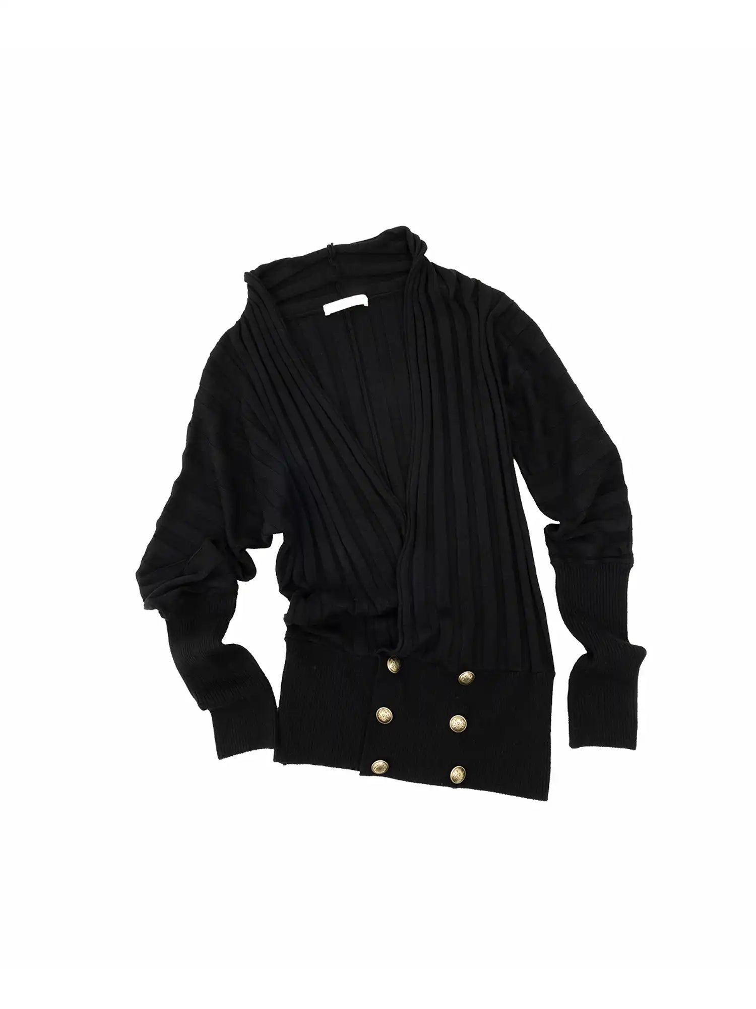 1Jinn Studio Double-Breasted Slouchy Wrap Cardigan Sweater | Canton Collective