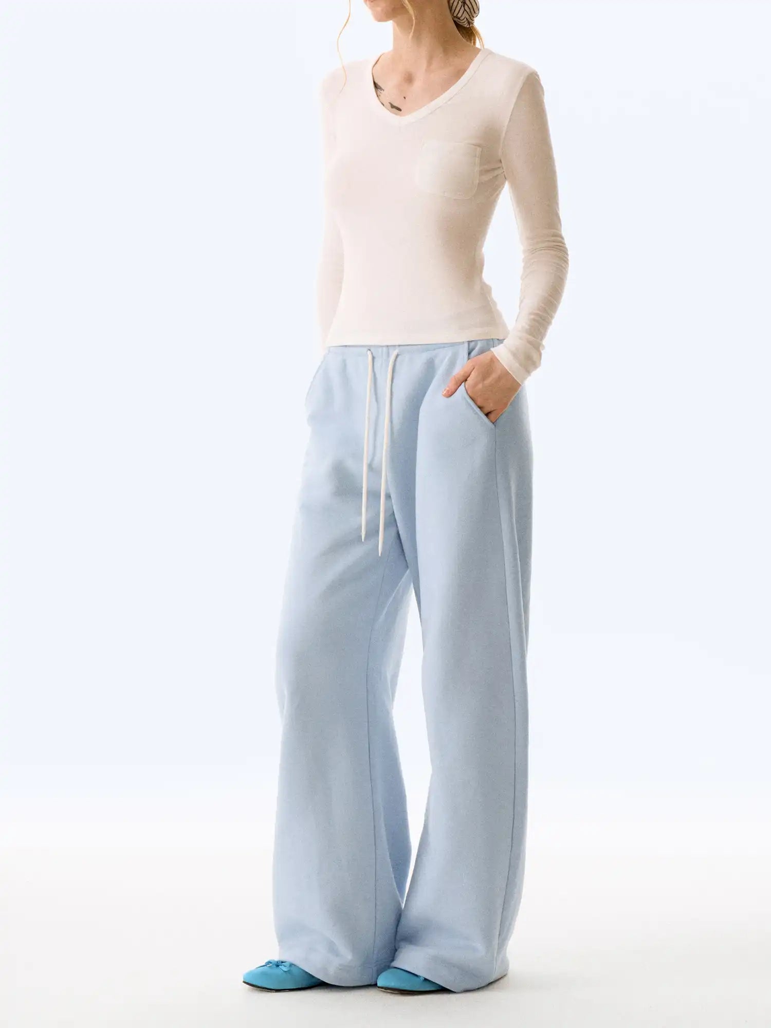 FIRST FLOOR Double-Waisted Fleece Sweatpants | Canton Collective